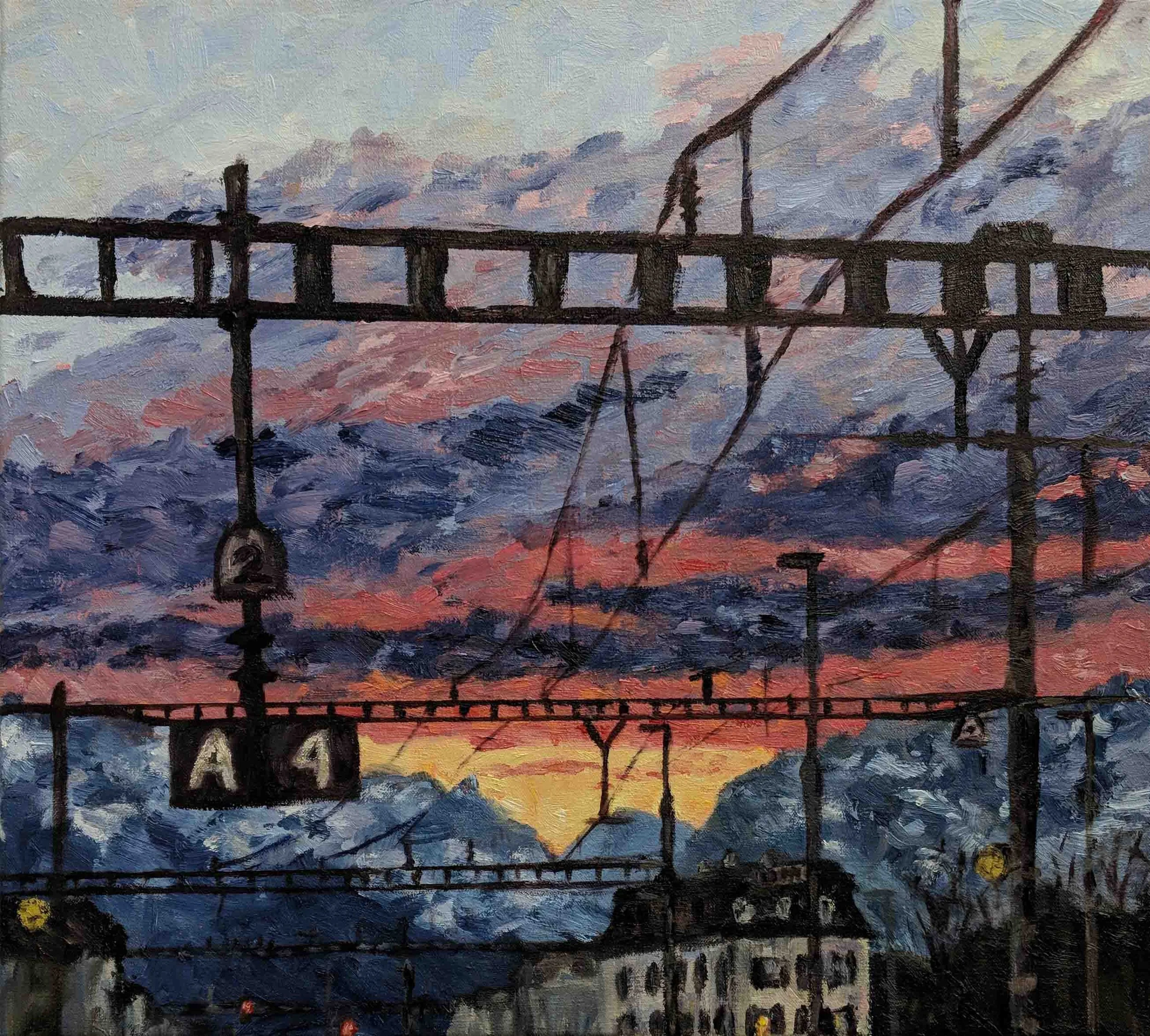 Platform A4 | 18x20 | oil on canvas | 850