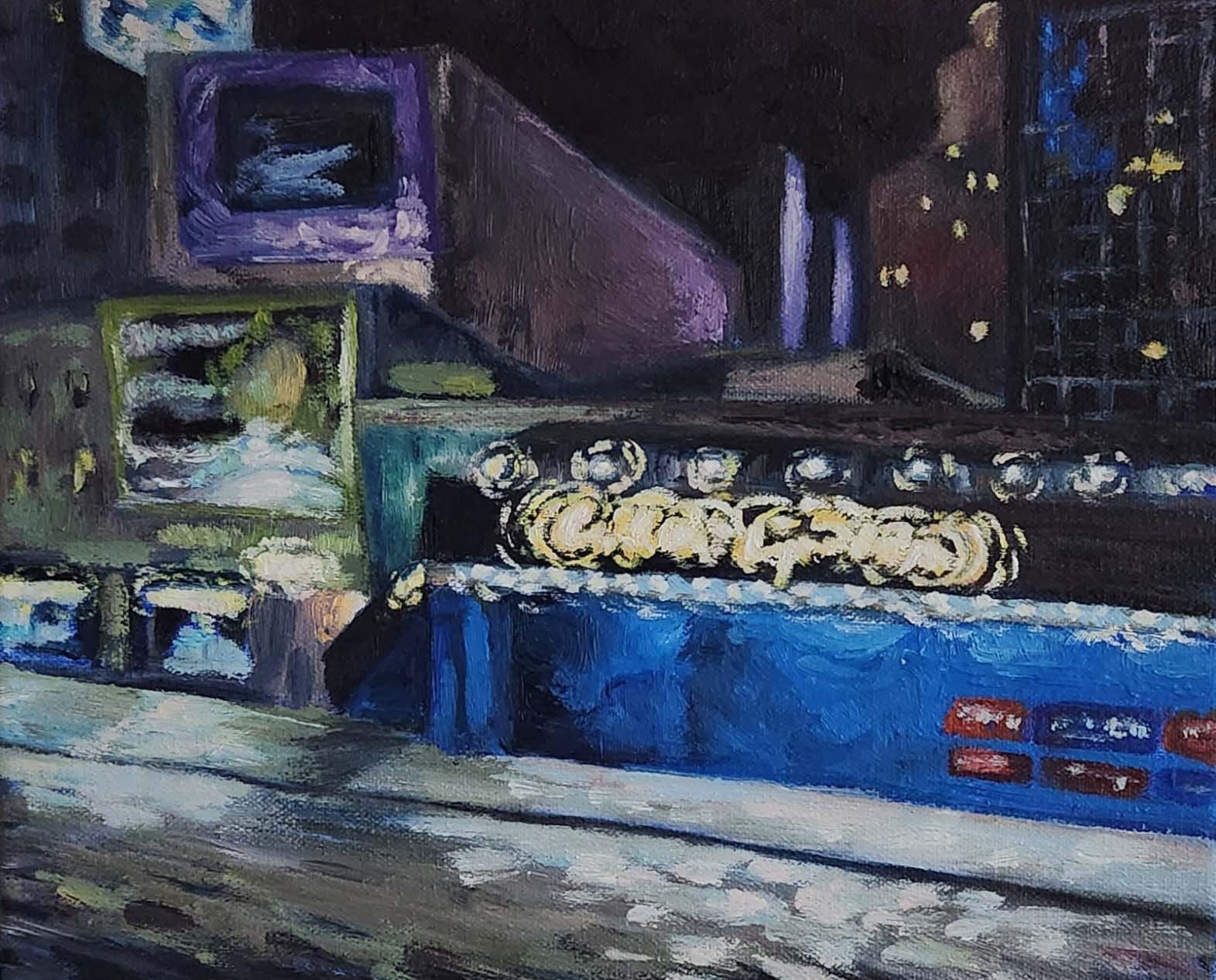 Safety Blanket | 8x10 | oil on canvas | 650