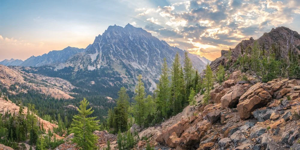 Lake Ingalls Trail | panoramic | photography 