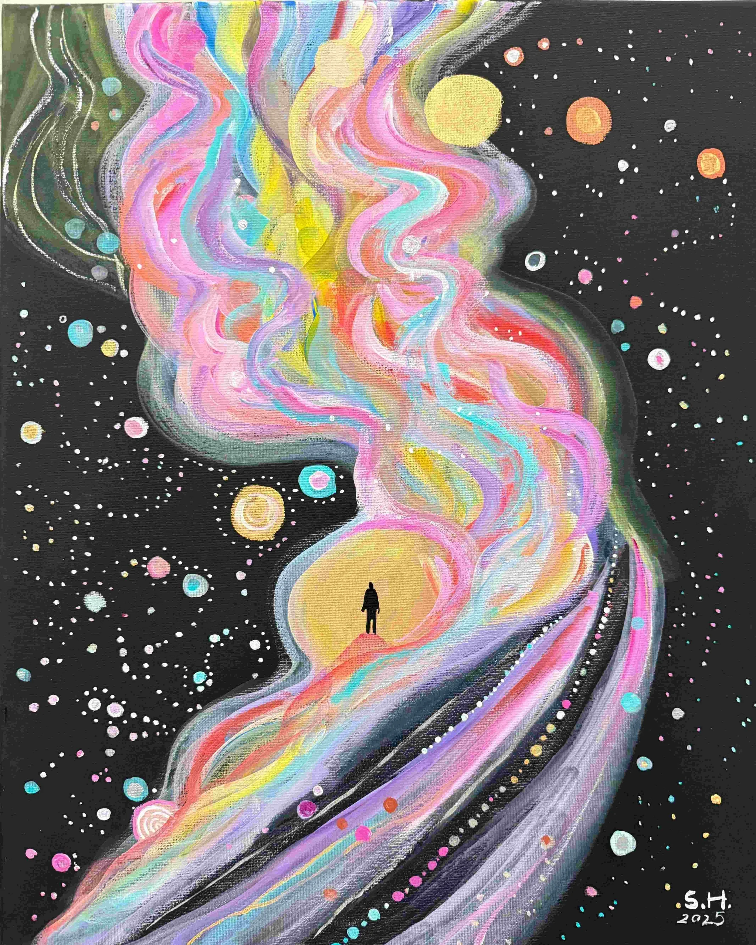 The Galaxy | 12x16 | acrylic | 400
