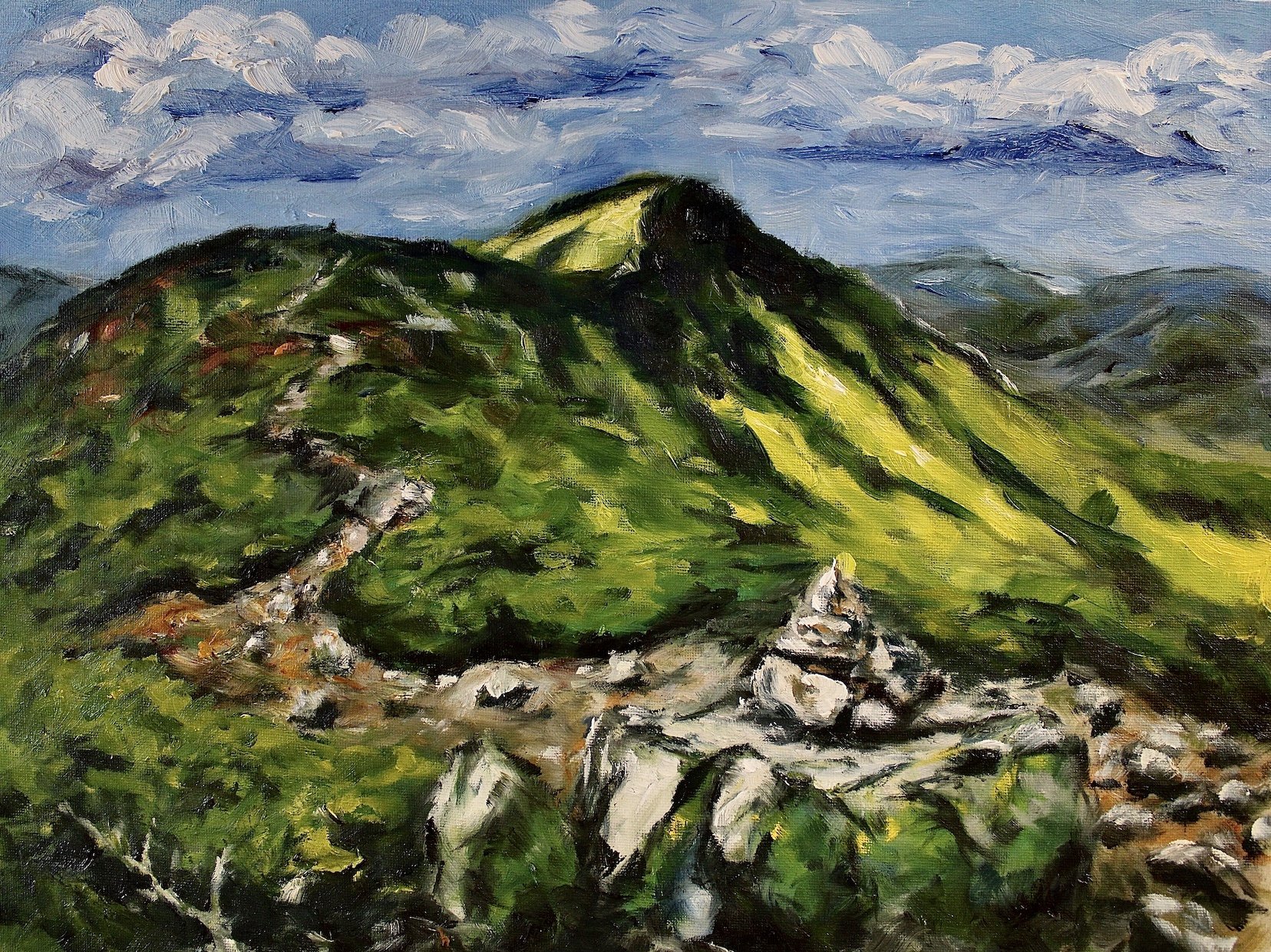 Bond Cliff | 12x16 | oil on canvas board | 650