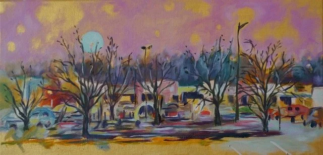 Super Moon | 10x20 | oil on canvas | 250