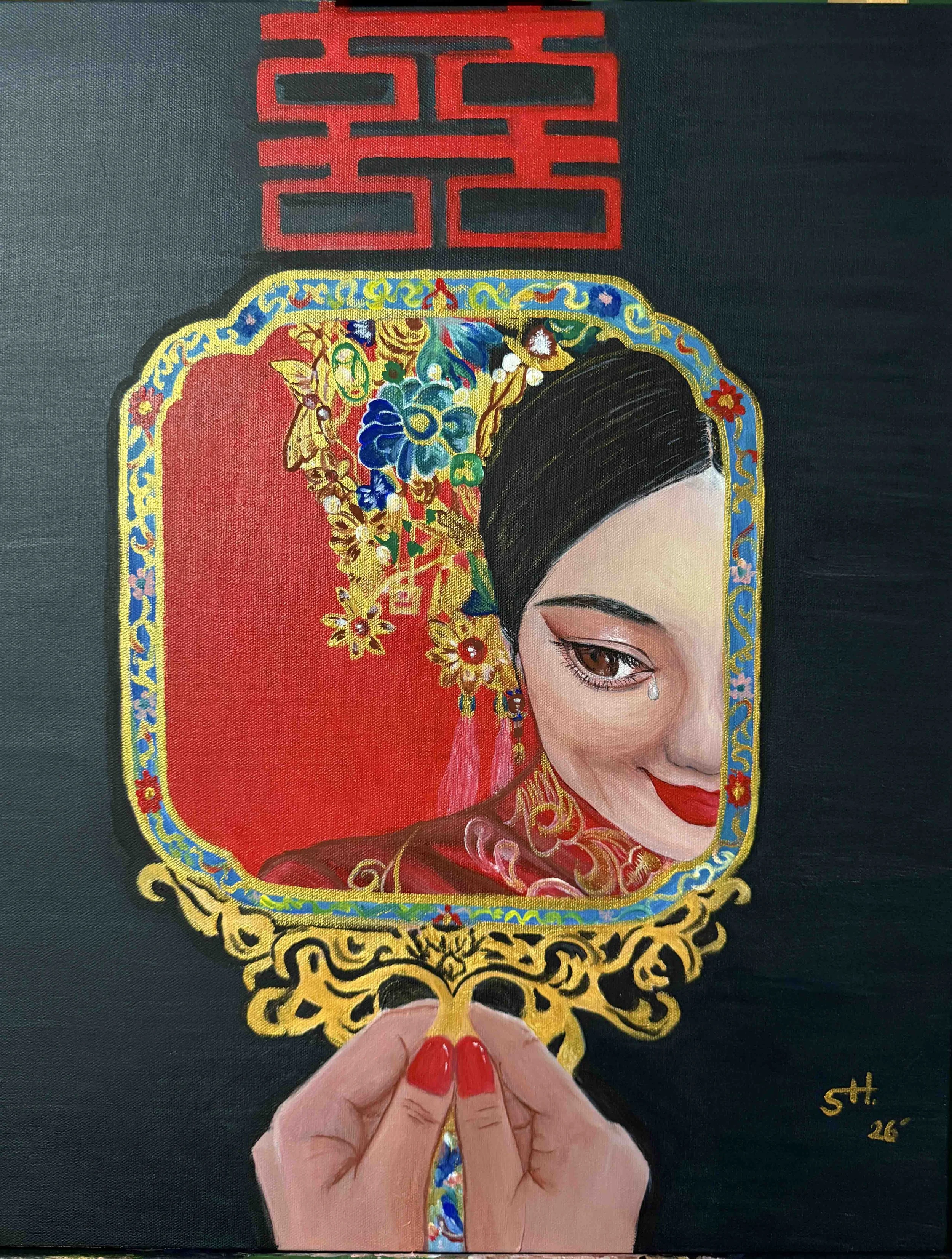 She is Ready | 20x24 | acrylic | 680