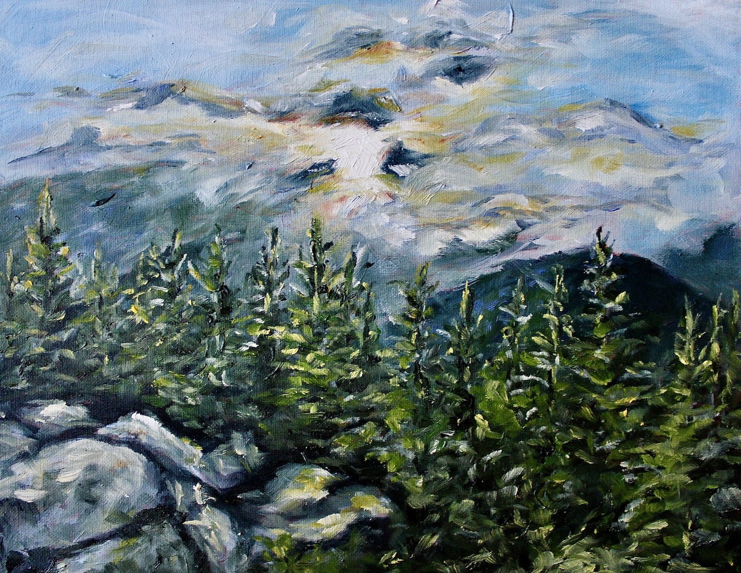 Mt. Avalon | 11x14 | oil on canvas board | 650