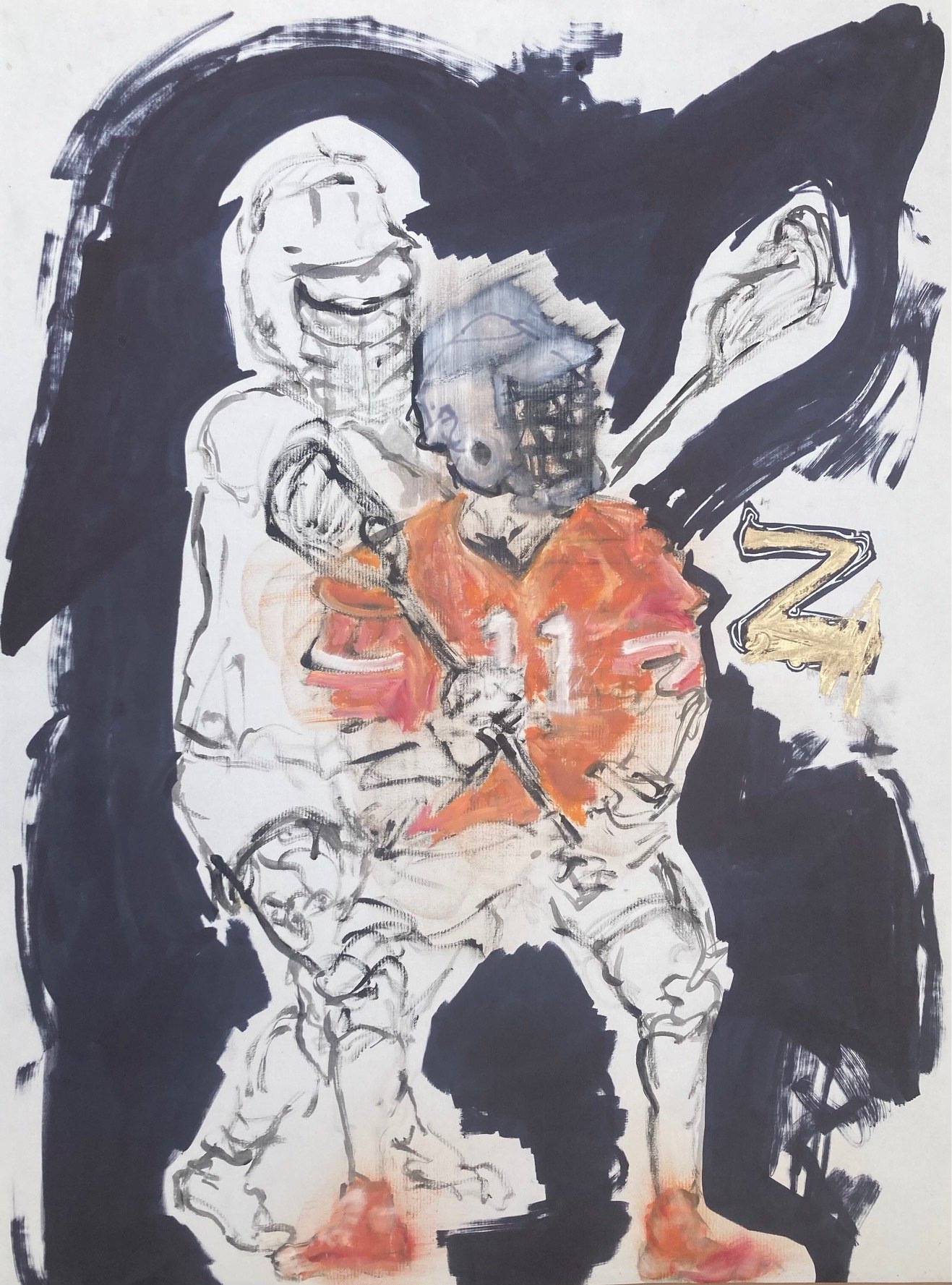 Z | 12x24 | mixed media on paper | 1200