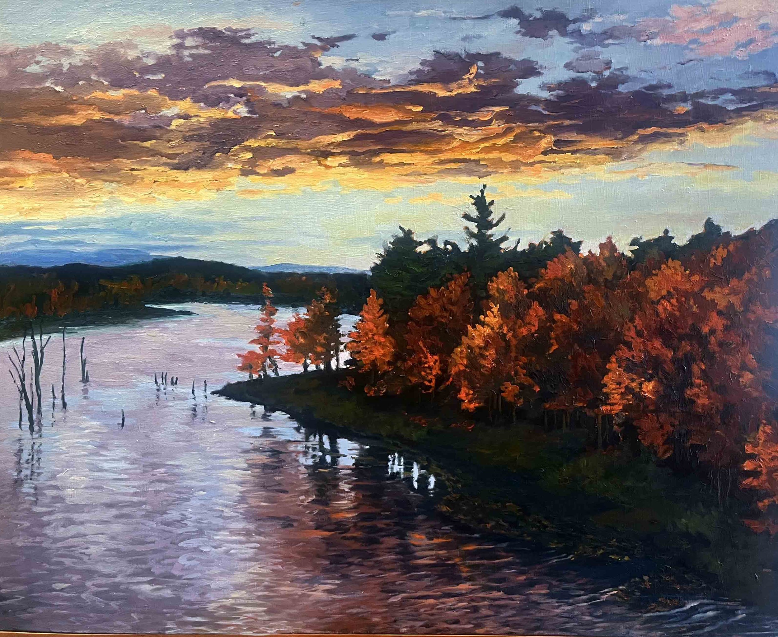 On the Road to Henniker | 39x48 | oil on canvas | 3,500