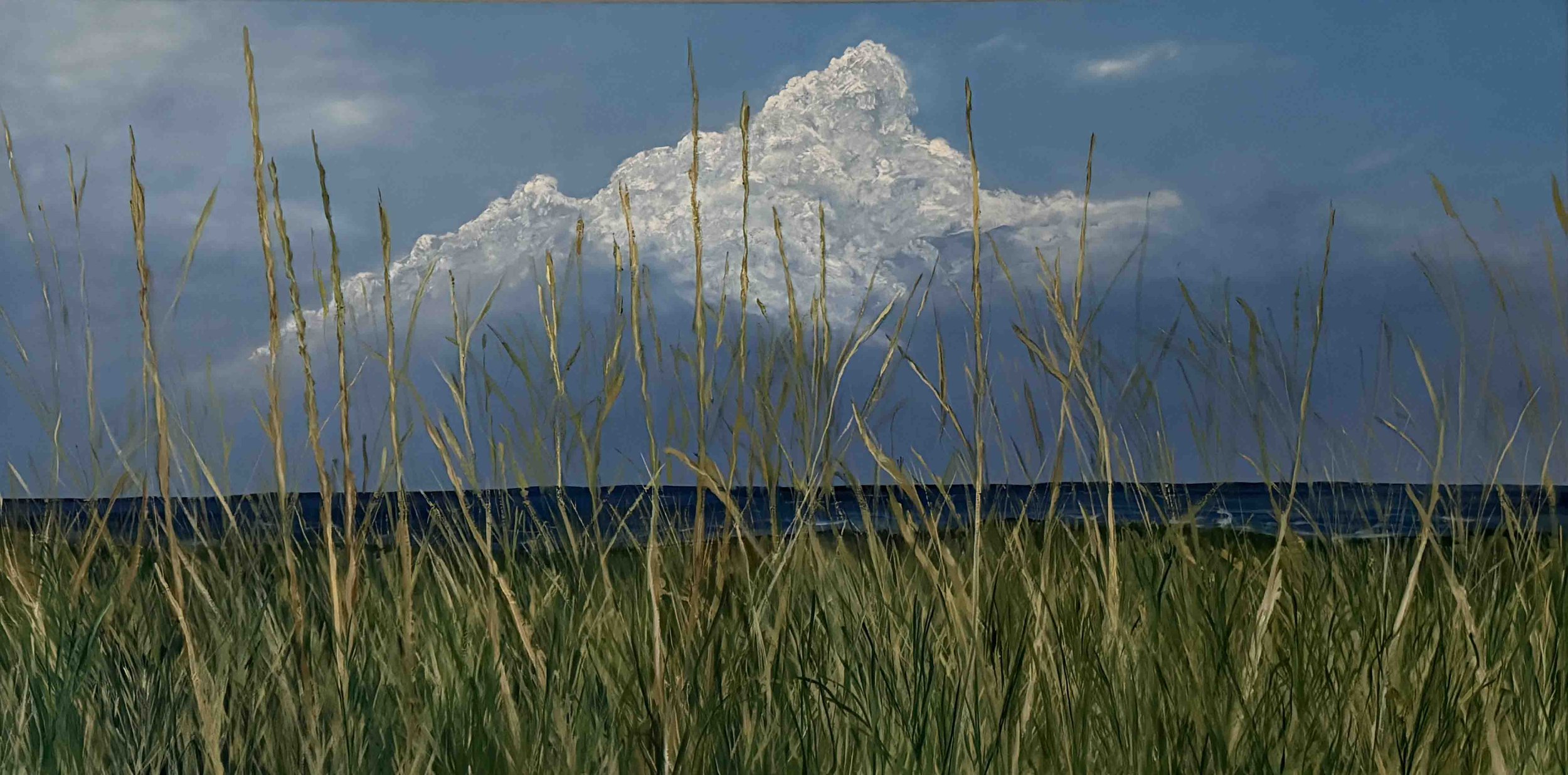 A Piece Of Sky | 24x48 | oil on canvas | SOLD