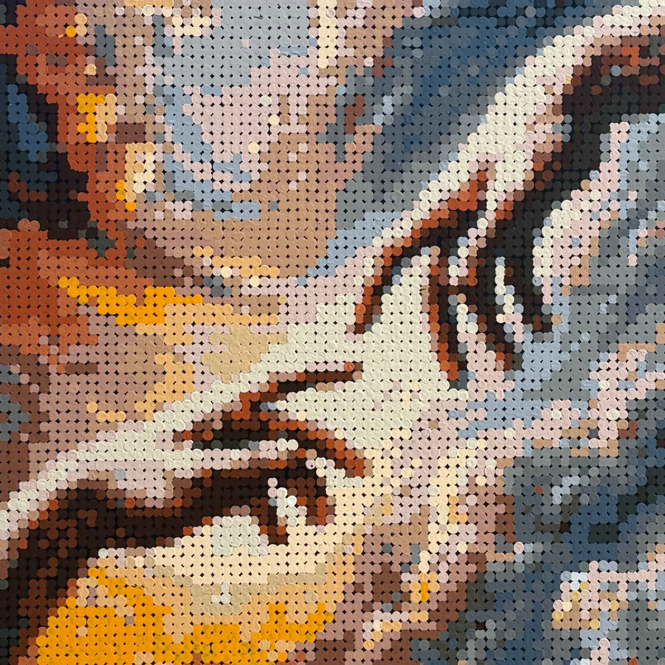 Drifting From Self | 36x36 | 4,900 Fingerprints | 1850