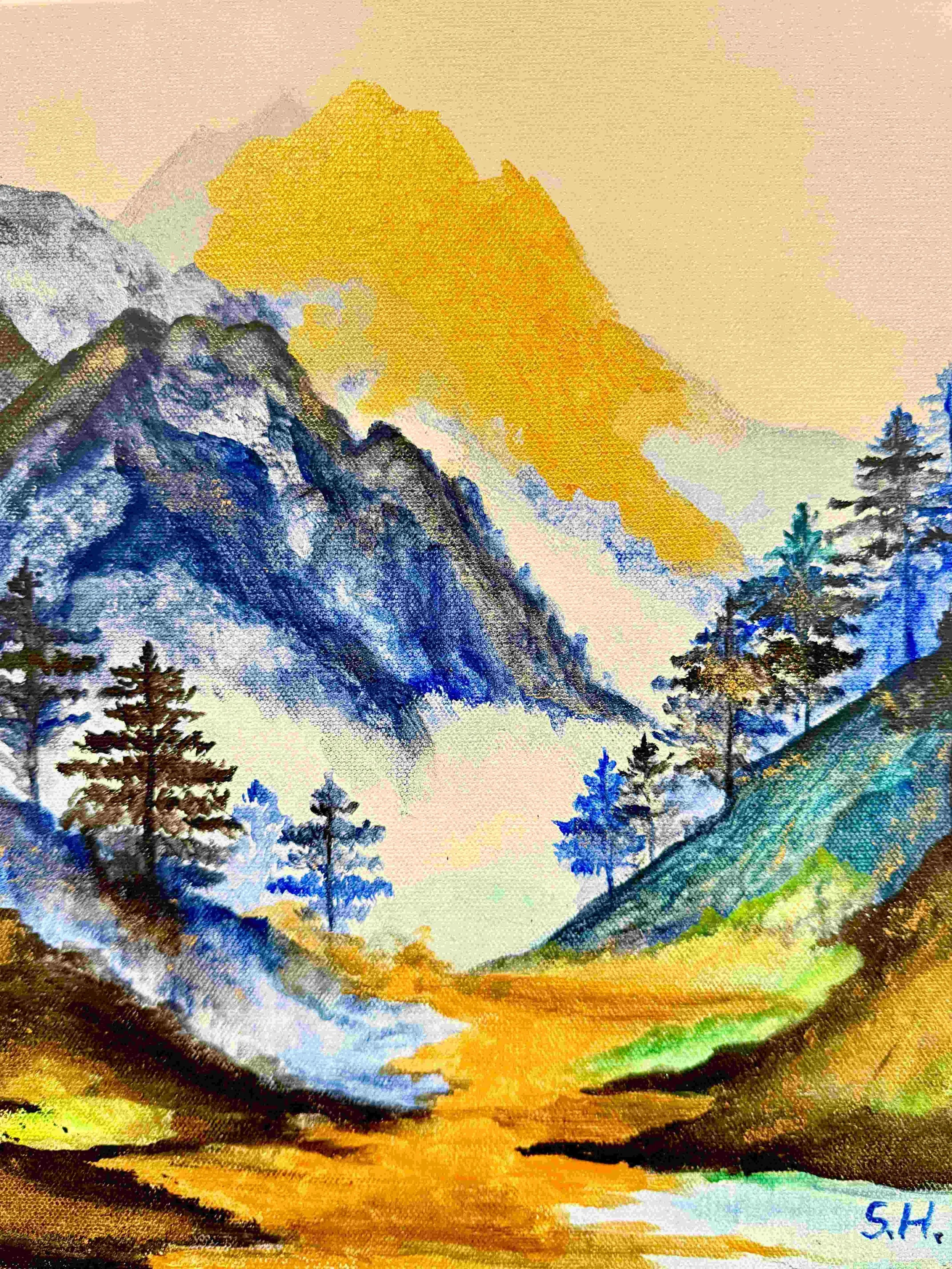 Moments of Stillness | 11x14 | acrylic | 350