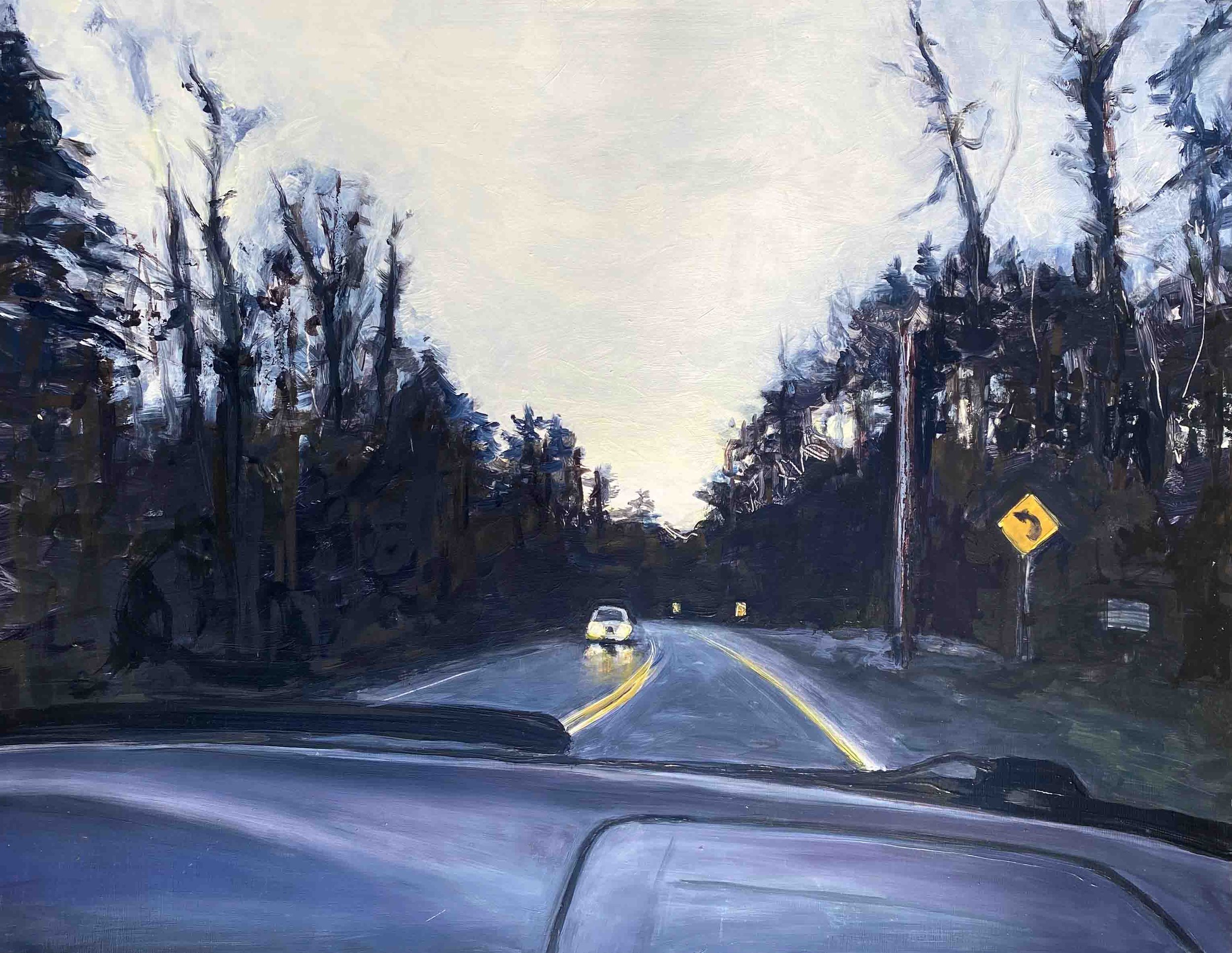 Bear Left | 14 x 18 | oil on panel | NFS