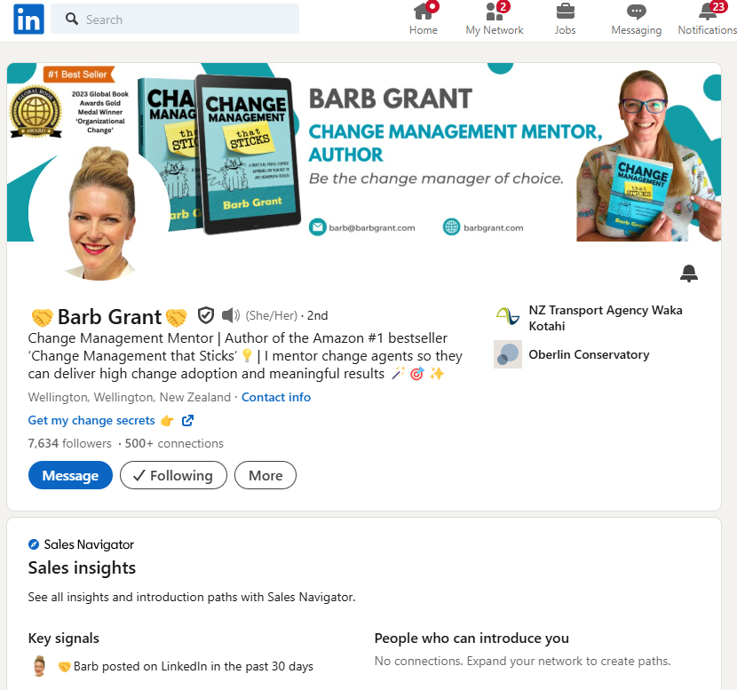 I find LinkedIn a bit boring