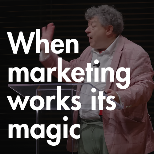 When marketing works its magic