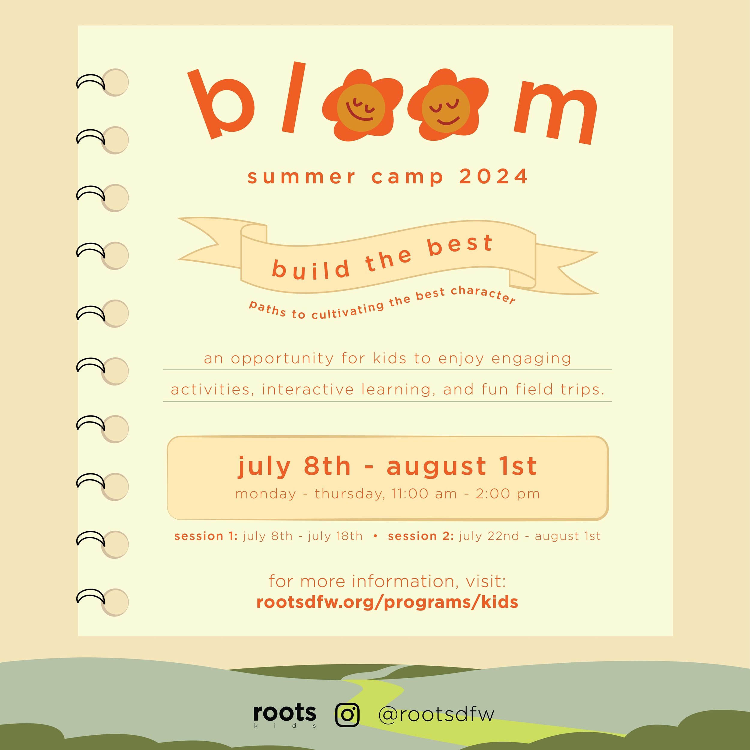 Summer is here! We are excited to announce the launch of our 2024 Bloom Summer Camp&mdash; an opportunity for kids to enjoy each others&rsquo; company while participating in various summer activities, facilitated with the goal of helping our children