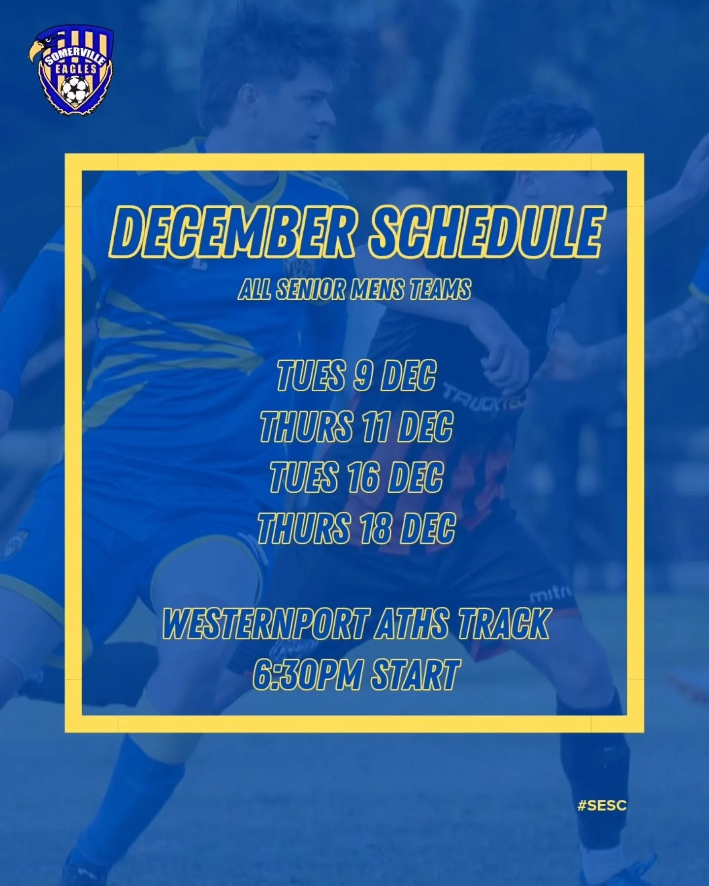 😴 7 MORE SLEEPS 😴

Not until Santa comes but when we finally return for our senior Mens teams December sessions. Players new and old are welcome! We're excited to be back! 

And don't forget to mark down the first preseason session for next year!

