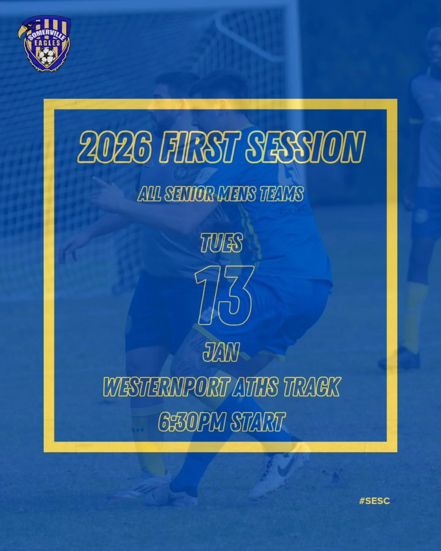 Our senior mens teams begin their preseason preparations in one week! If you're thinking of joining us for season 2026 feel free to come down and join us at Westernport Athletics Track for a 6:30pm start!

#sesc 🦅