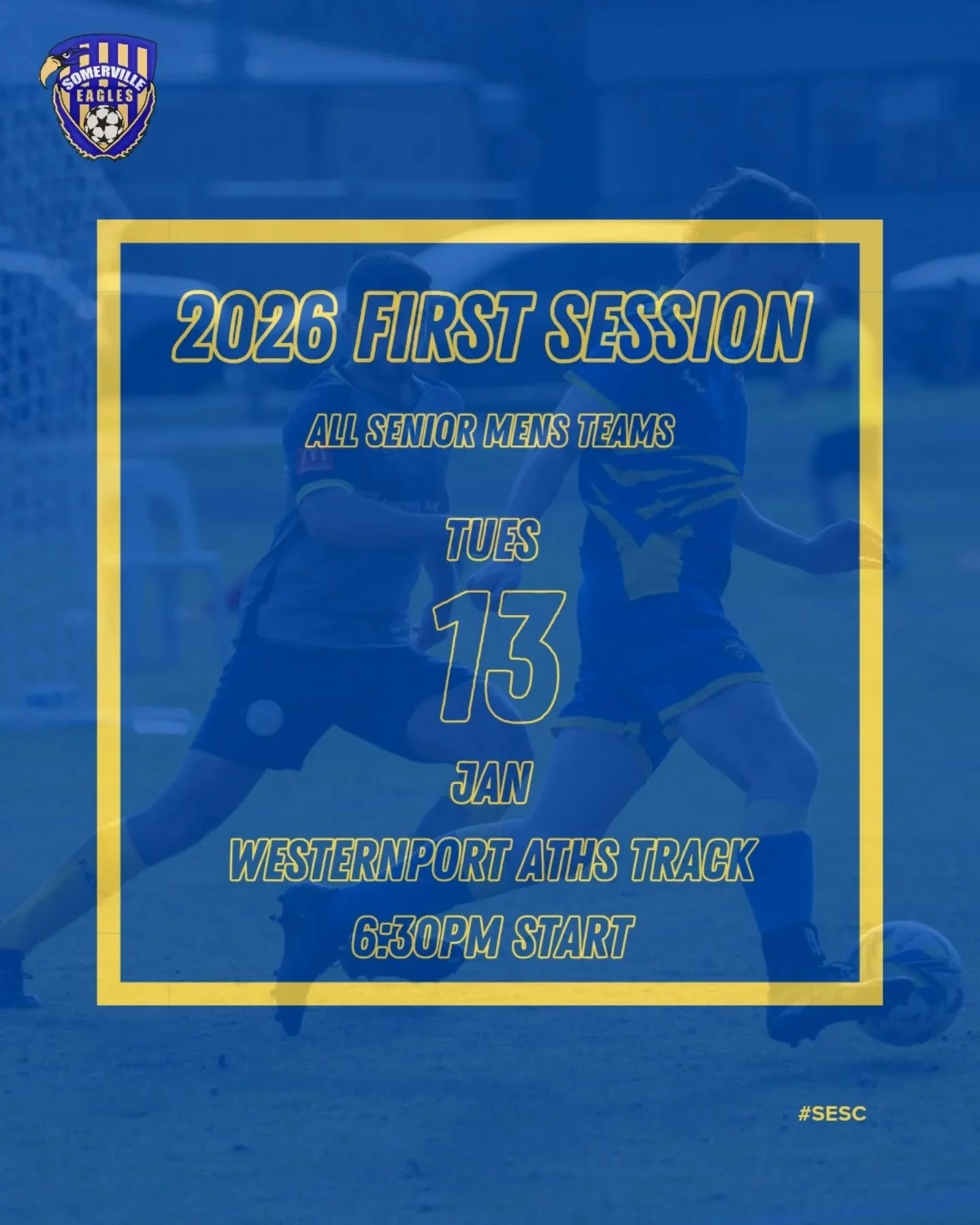 Don't forget that our first senior mens session of the year is tonight!

📍Westernport Athletics Track 
⏰️ 6:30pm start

#sesc 🦅