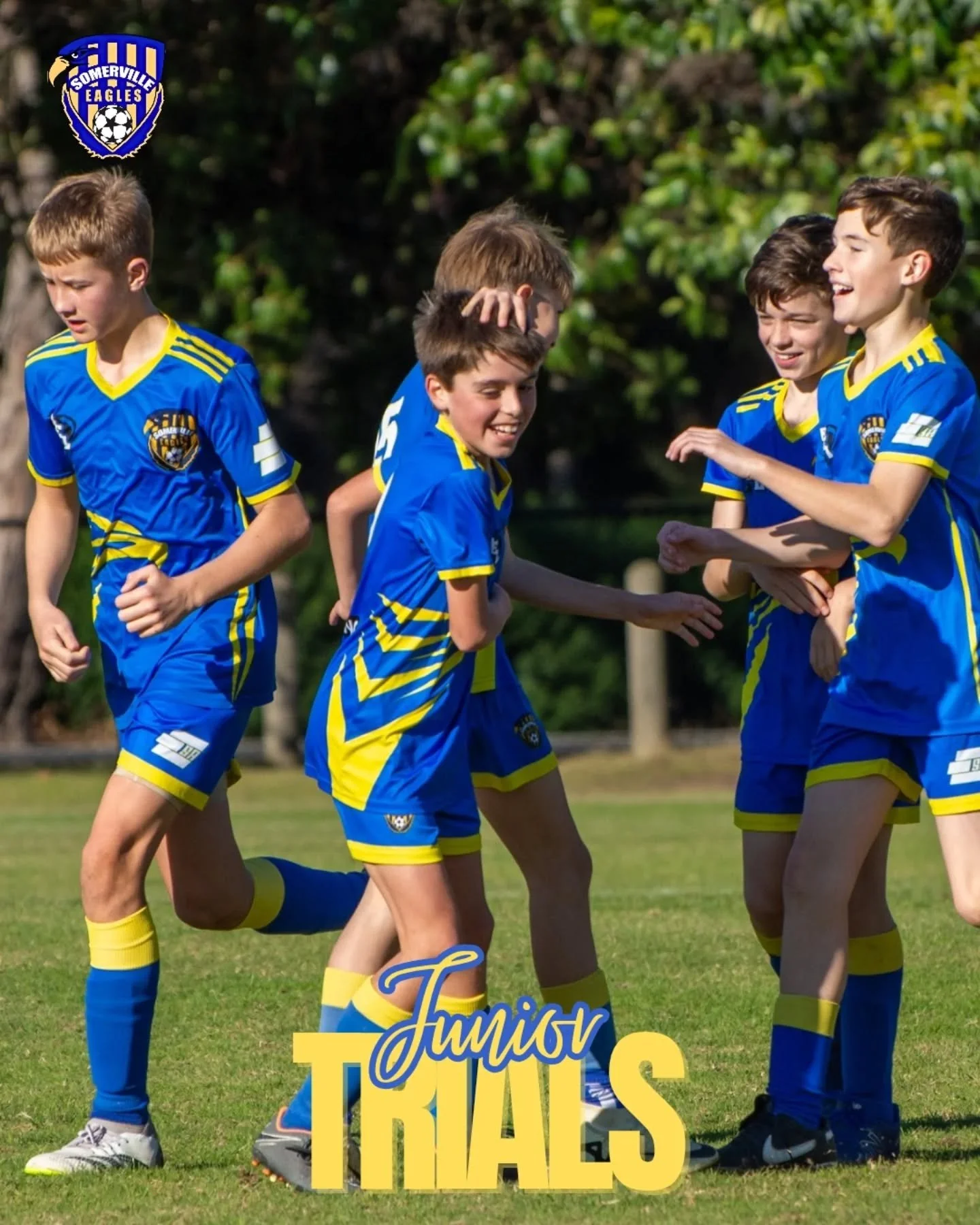 ⚽️ JUNIOR TRIALS 🦅

Trials are tomorrow! If your child is in the following junior age groups:
U10 Kangaroos
U11 Kangaroos 
U12 A Grade

and wishes to participate, do not miss out!

TRIAL DATES
1st Trial Date : 5th Feb 5-6pm
2nd Trial Date (if requir