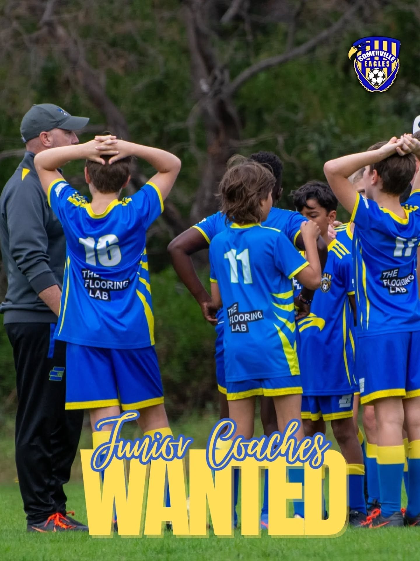 ⚽️JUNIOR COACHES WANTED 🦅 

The Somerville Eagles are on the lookout for coaches for our junior teams. Various age group positions are available. This is a paid role. 

For further information, contact Craig at junior@sesc.com.au or message the page