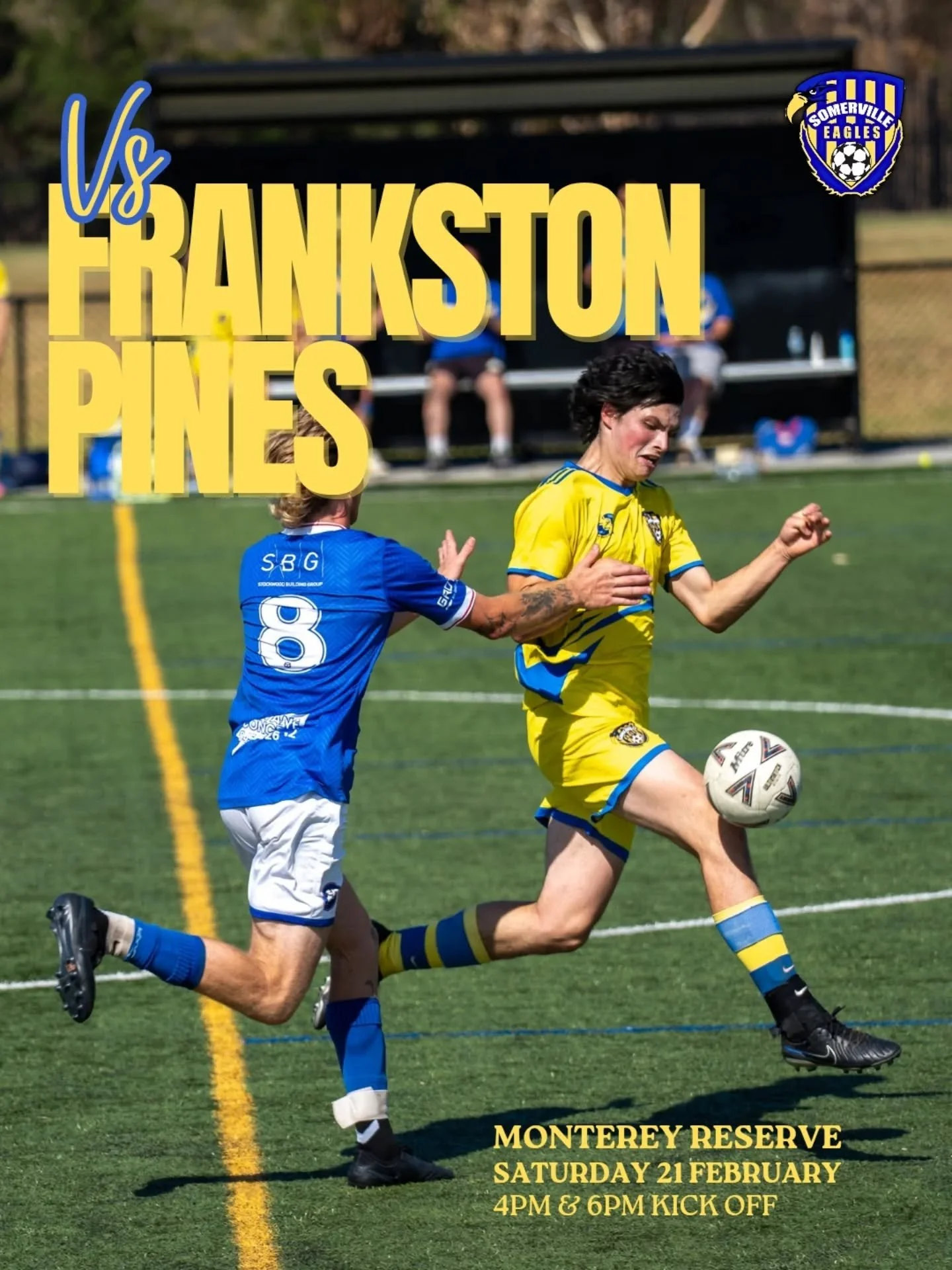 ⚽️ SENIOR FOOTBALL ⚽️

We're back with some away action, this time playing a twilight match against Frankston Pines! Results have been mixed between the two sides, with Pines getting the last laugh during the Wallace Cup! A clash you will not want to