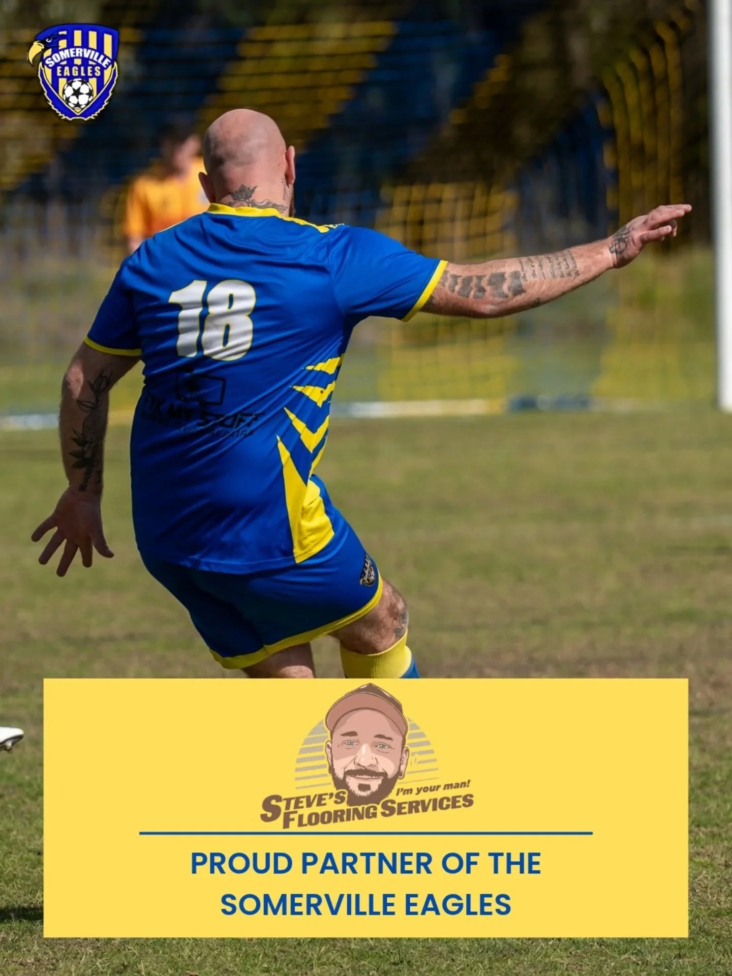 🦅🤜 PARTNERSHIP 🤛 🦅

We are thrilled to announce that Steve&rsquo;s Flooring Somerville is continuing their support of the Sommie Eagles for season 2026!

Steve&rsquo;s Flooring Somerville is a family owned and operated business. Steve, the direct