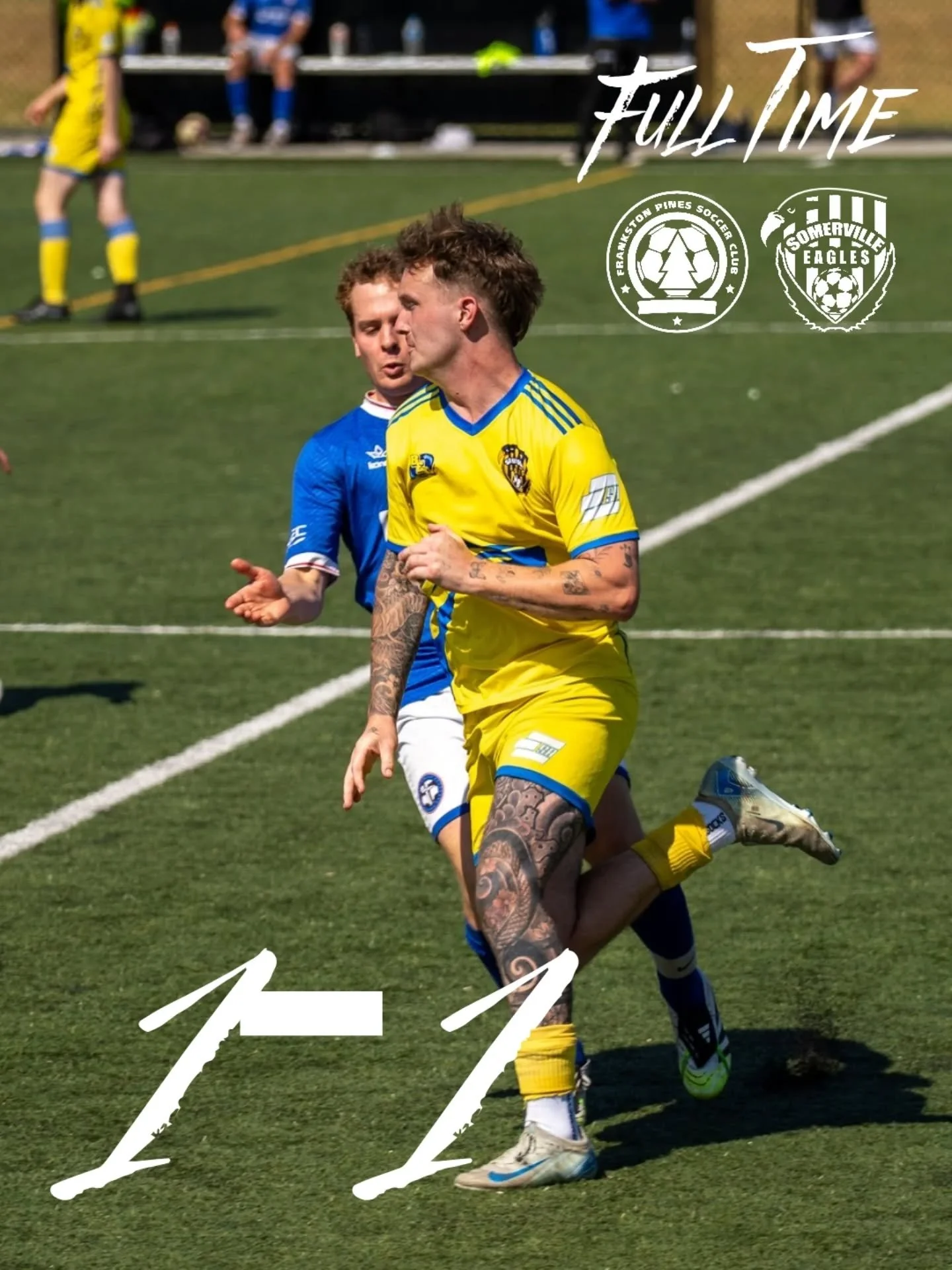 Full time and the Ressies game ends in a draw.

New signing Tristan Plier scored from the spot to equalise!

#sesc 🦅