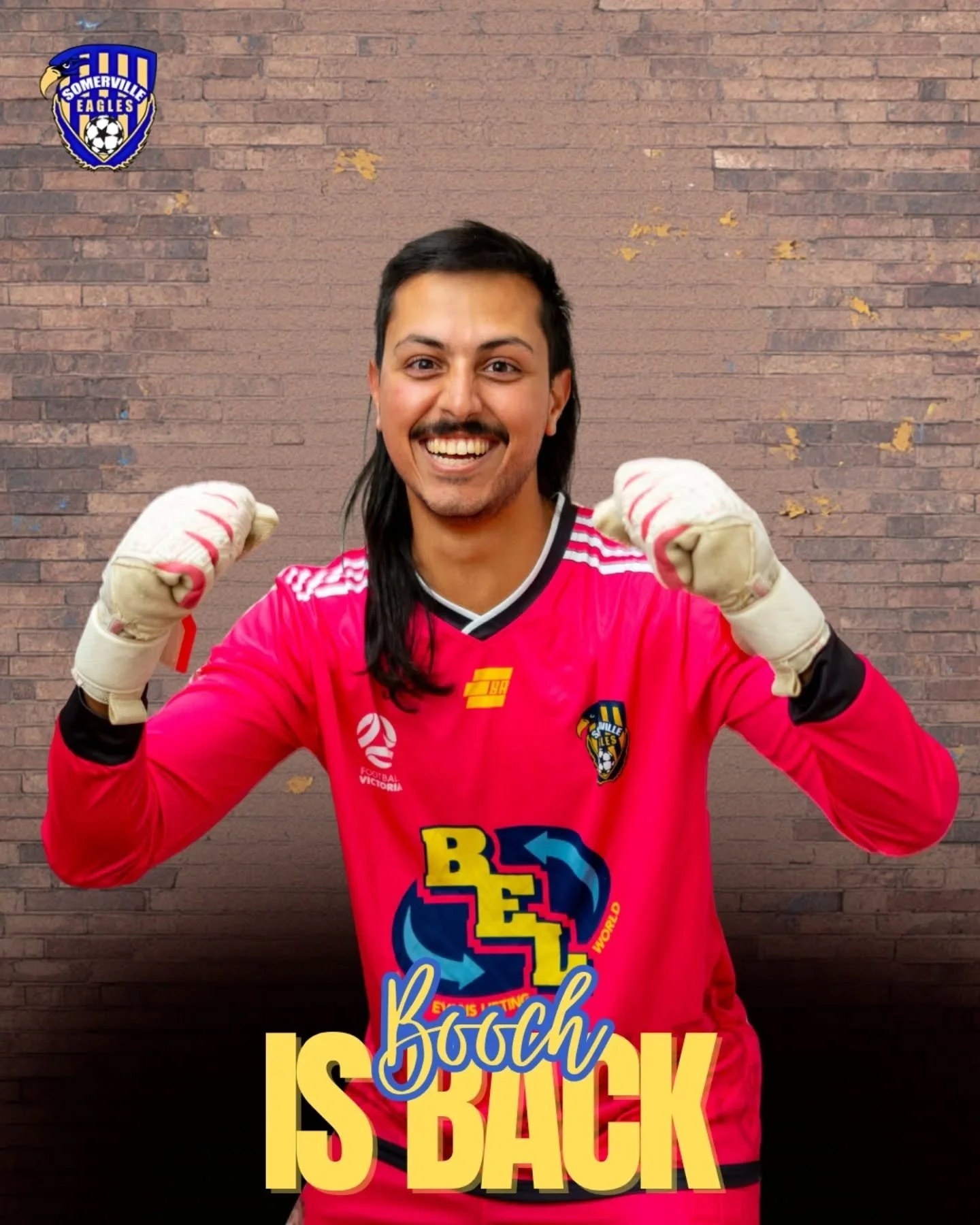 ⚠️ RE-SIGNING ALERT ⚠️ 

@nick_bucello is back for another season at the Eagles. Known for fine saves, lots of chat and informing other teams when they're rattled, Booch brings lots of experience to the side. Brilliant to have you back Boochy, excite