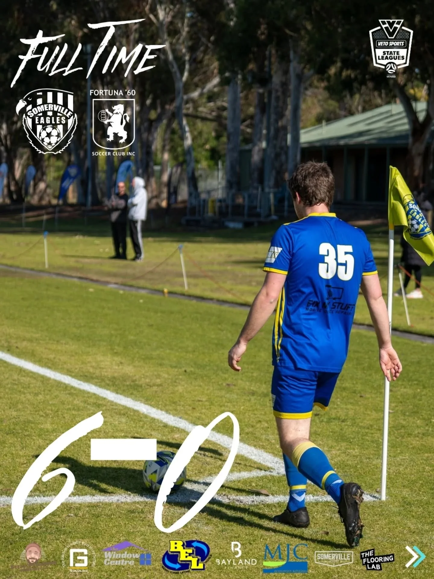 🥵🥵🥵

We start off our ressies season with a class win against Fortuna 60.

Dominant from the get go, it was a great shot from H going top bins that forced a fantastic save by the keeper. Unfortunately for Fortuna 60 Soccer Club Mitch Hawkins was t