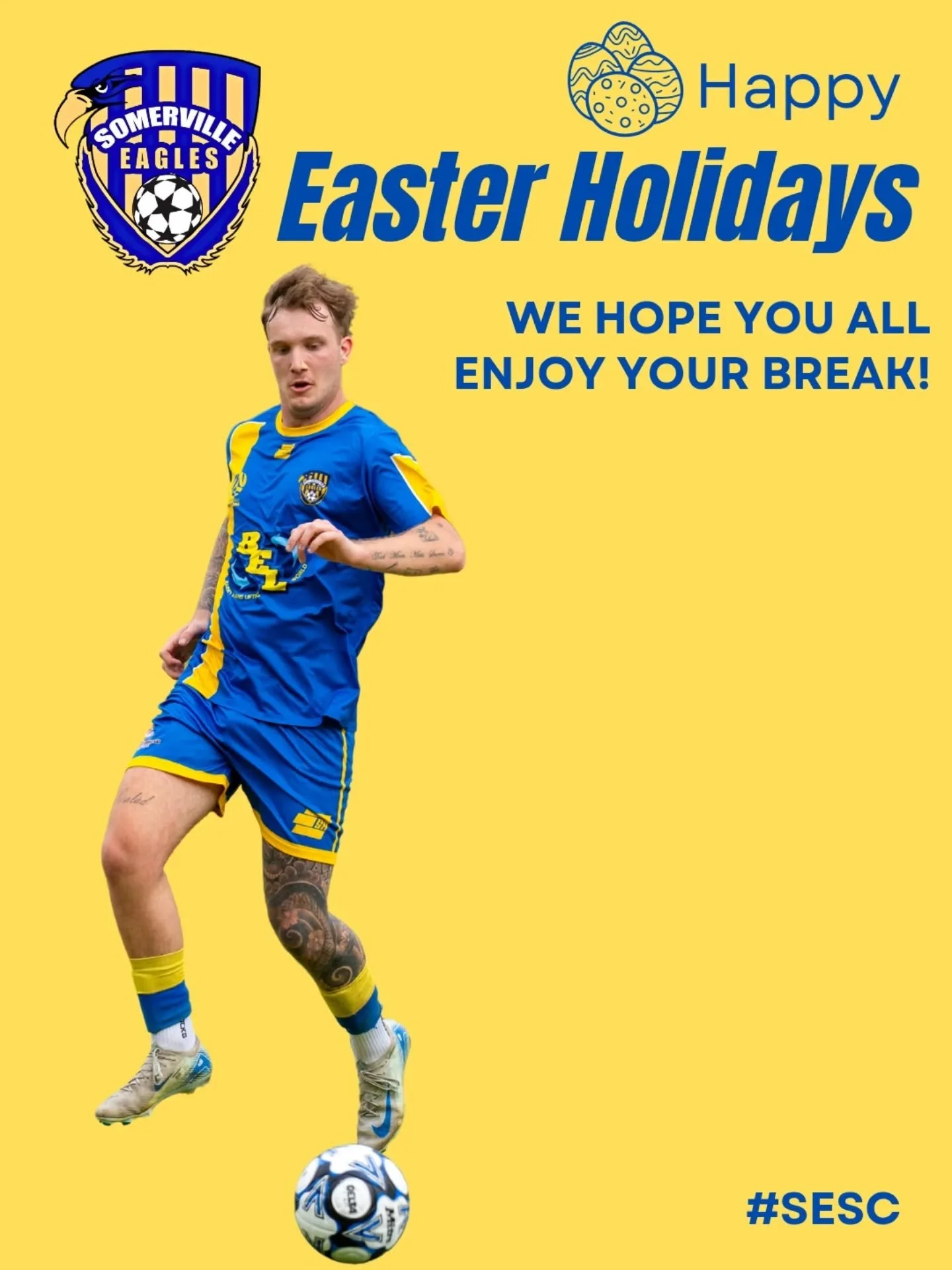 Happy Easter to all our fans, players, parents and volunteers! We hope everyone gets the chance to rest, recover and spend valuable time amongst friends and family

#sesc 🦅