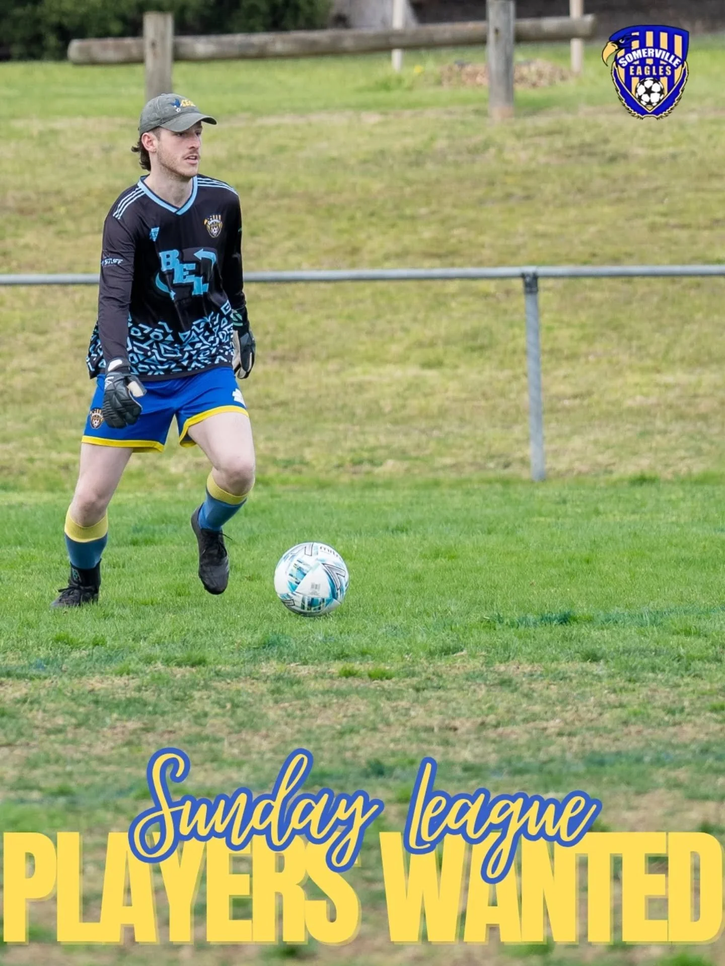 The Somerville Eagles are seeking a goalkeeper to join the ranks for our upcoming season. Come join the best club on the ninch, enjoy some very average football and significantly better banter with the boys! 

Not a keeper? We still have spots availa