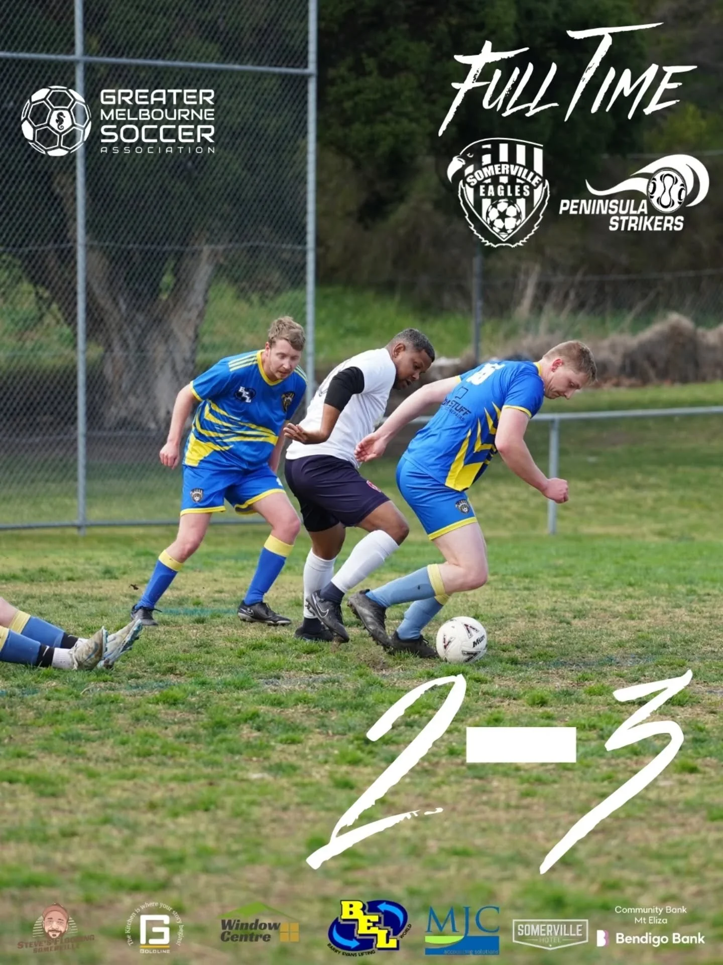 Defeat at the first. A disappointing result to start the regular season.

Steve Tzakopoulos scored the first, after some pressure applied from the midfield. Our second came from a cracking finish from Joe Hitchcock, hitting top bins from outside the 