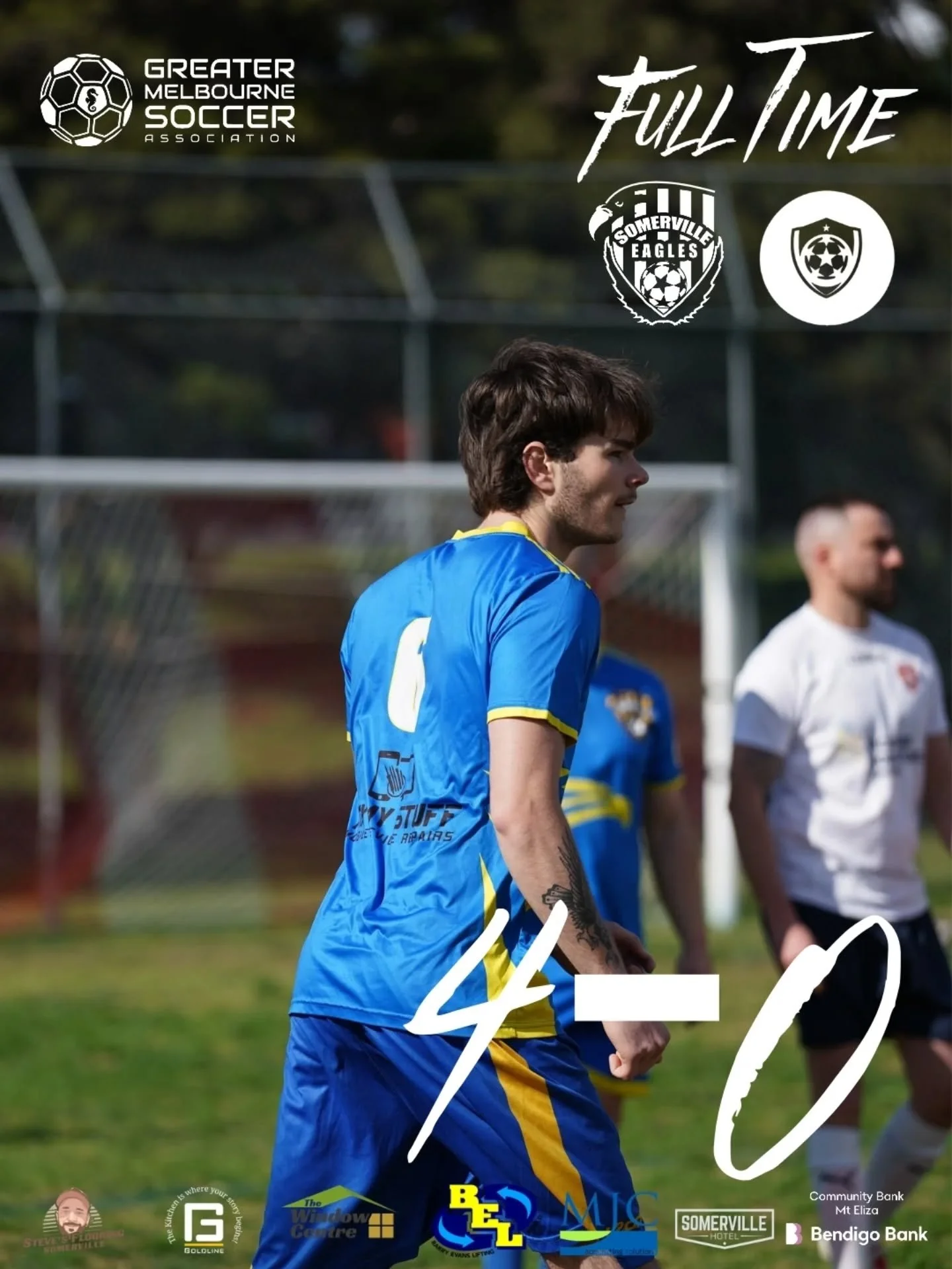 Bang, a big statement win for our Sunday 2's to kick things off. 

Jarryd Lymer kicked things off in the first half with his first for the season. We entered the break with a one goal lead but it didnt take us long to find the back of the net again, 