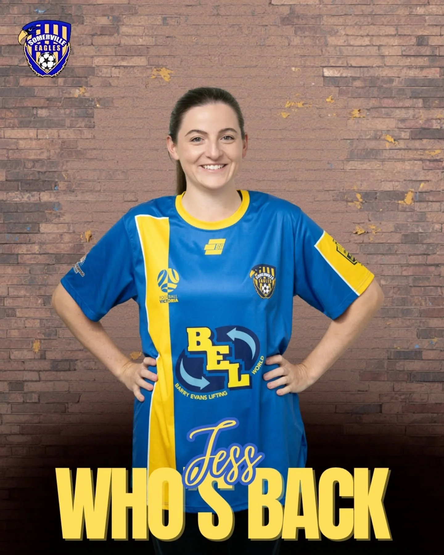 🖊 SHEAGLES SIGNING 🗒 

Will the real Jess Bleakley please stand up? 

Yes, that is right, Jess is back for her second season in the Sheagles shirt. Consistently good, Jess brings great experience and physicality to our team. We're excited to see Je