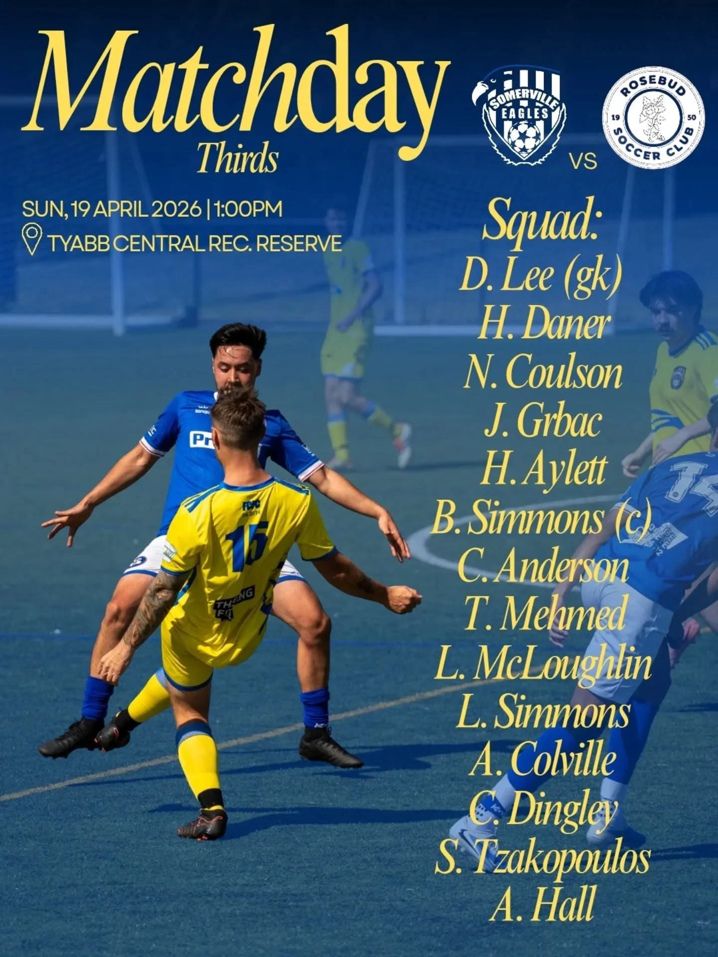 2 games at Tyabb? With these squads....😮&zwj;💨😮&zwj;💨😮&zwj;💨 

#sesc 🦅