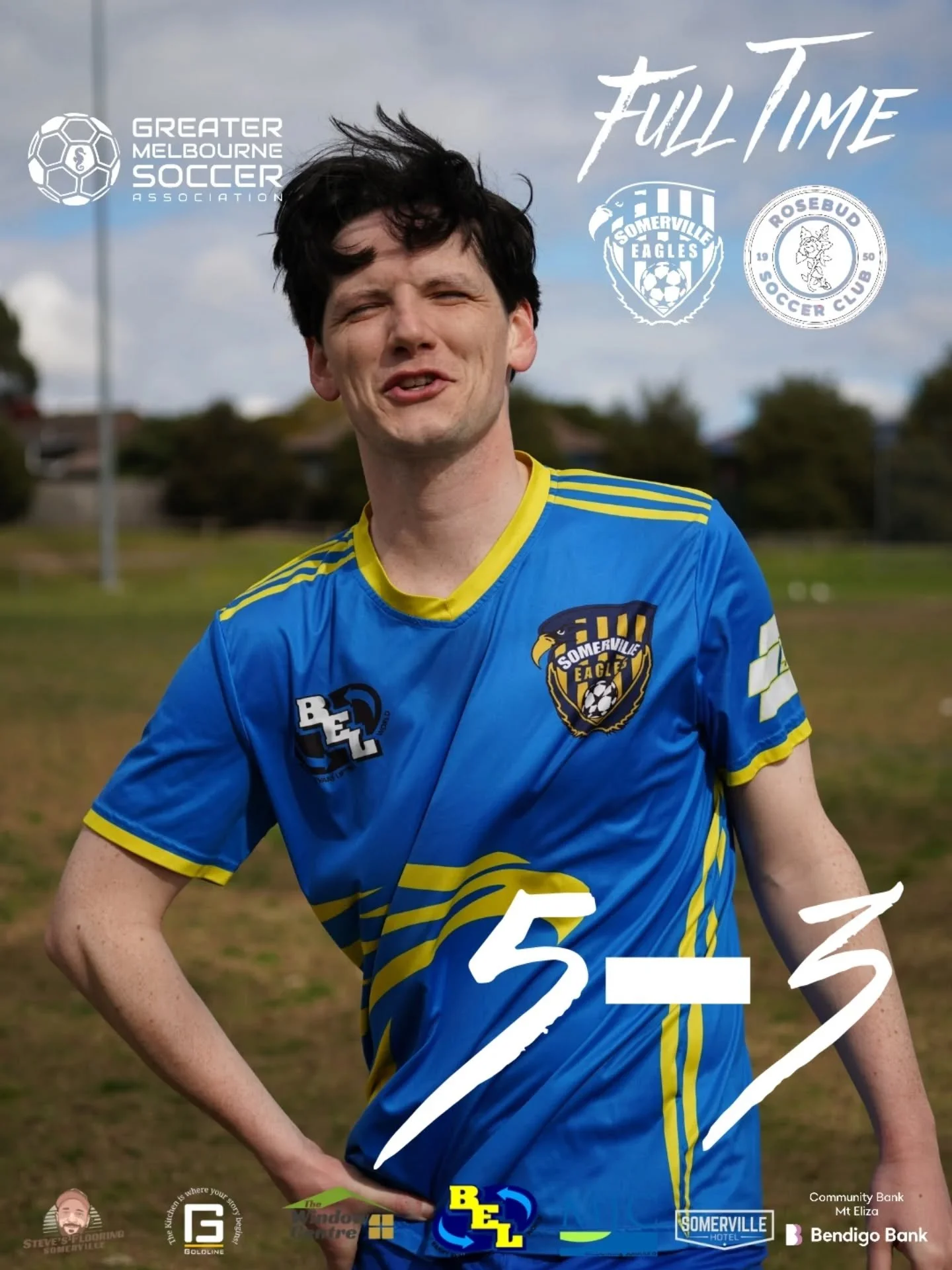 Yowza, what a game!

We started off slow, with our backs to the wall. Against the run of play, @@alexcolvill.e scored to kick things off. Rosebud scored shortly after that to equalise. After a bit of fine play from the left flank, @superintendentstal