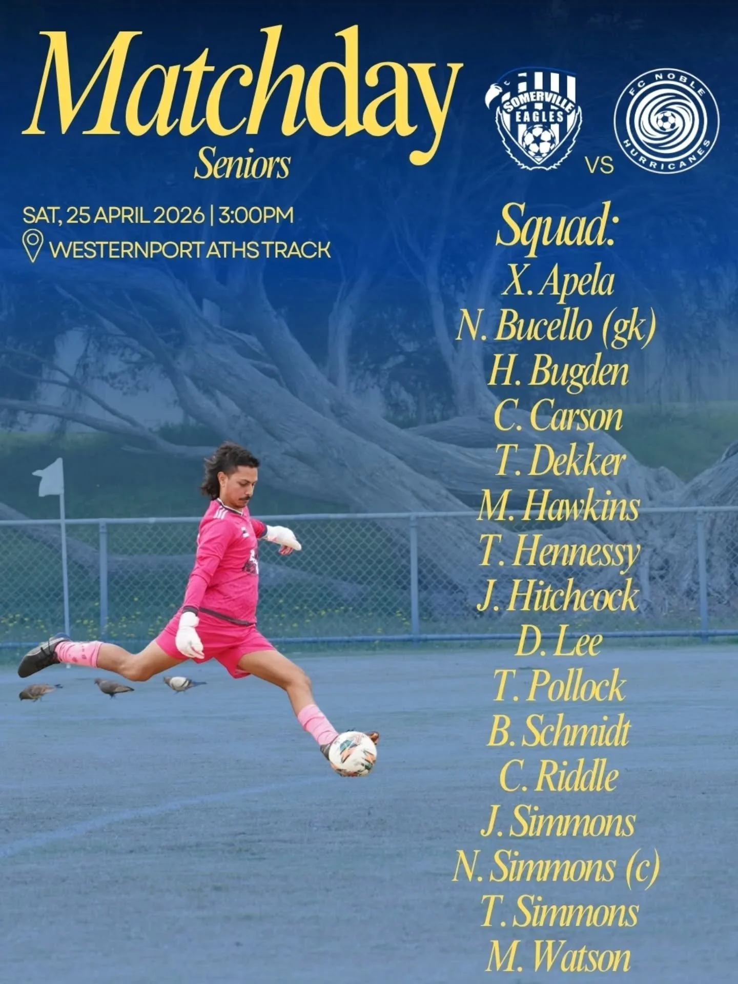 An ANZAC day clash of titans, your matchday XI!

#sesc 🦅