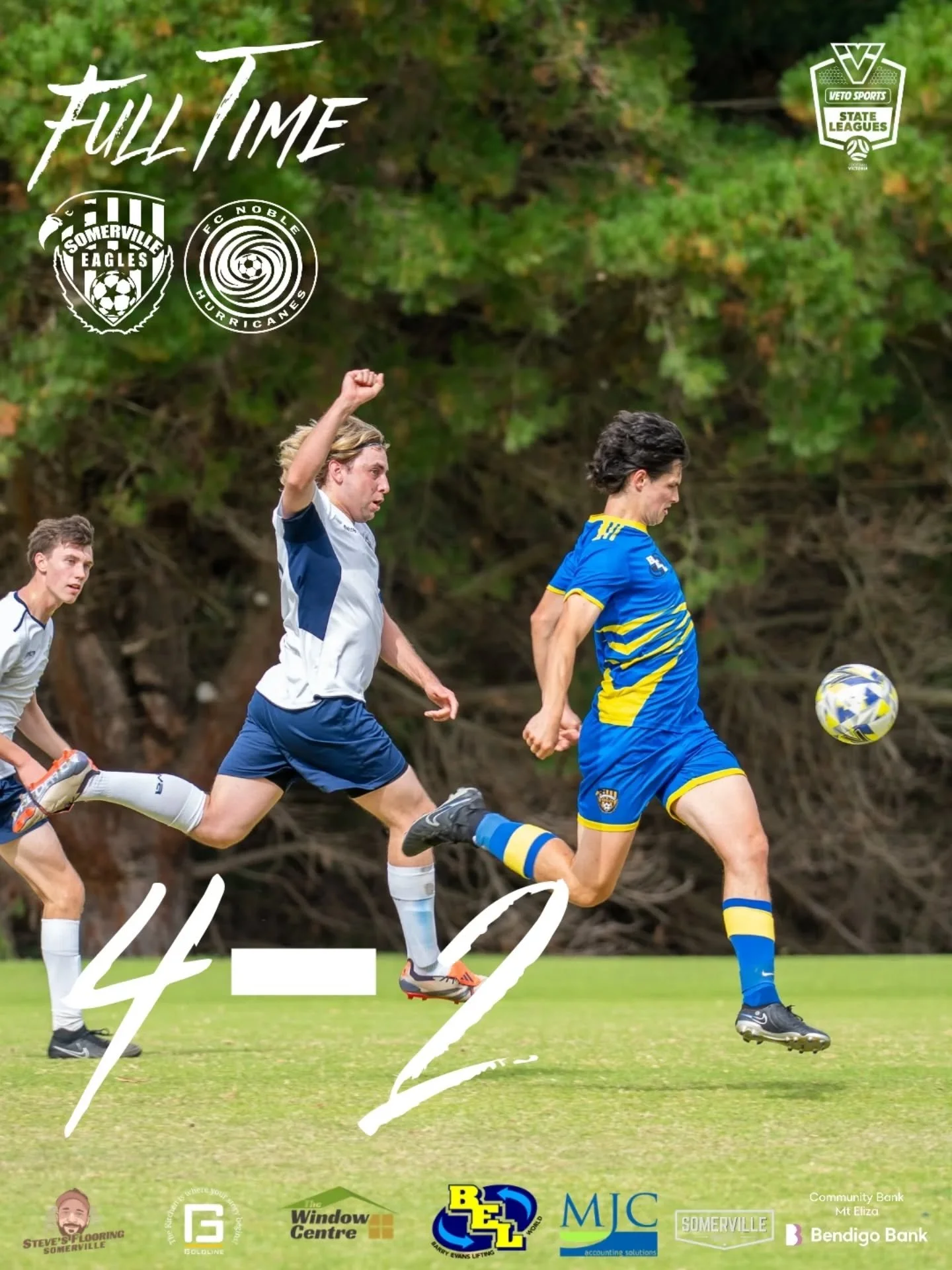 Now thats one delicious 6 point Saturday! Our seniors take 3 valuable points in a much needed win!

Tom Jimothy Simmons @__tomsimmons__ scored a brace, clearly inspired by Caleb Anderson last week. Great to see him back amongst the goals. Another Tom