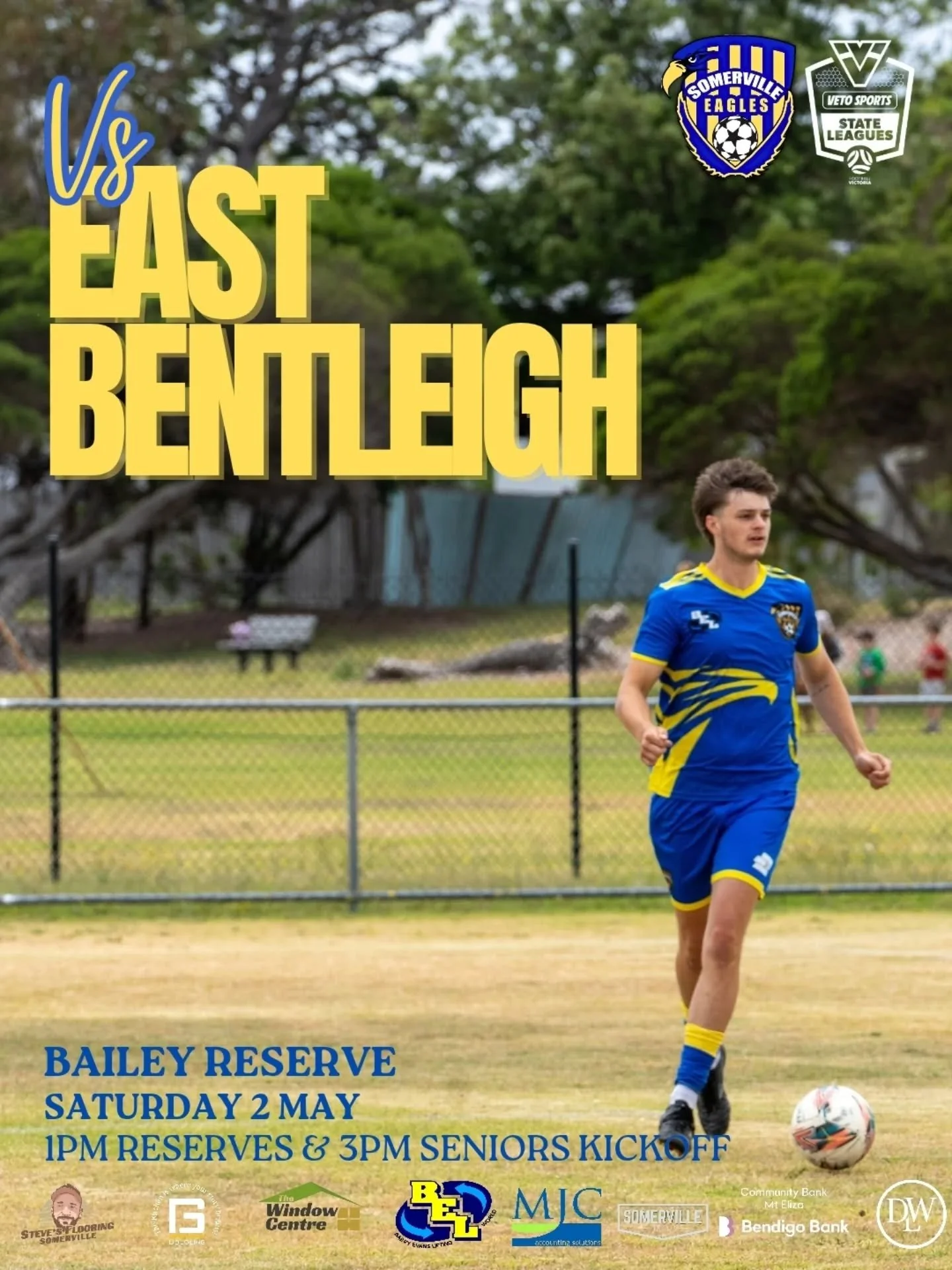 ⚽️&nbsp; SENIOR FOOTBALL ⚽️ 

Back in action this weekend are our Seniors and Reserves, hitting the road against East Bentleigh. For our ressies it is a top of the table clash of giants, as us first versus second East Bentleigh. With both teams undef