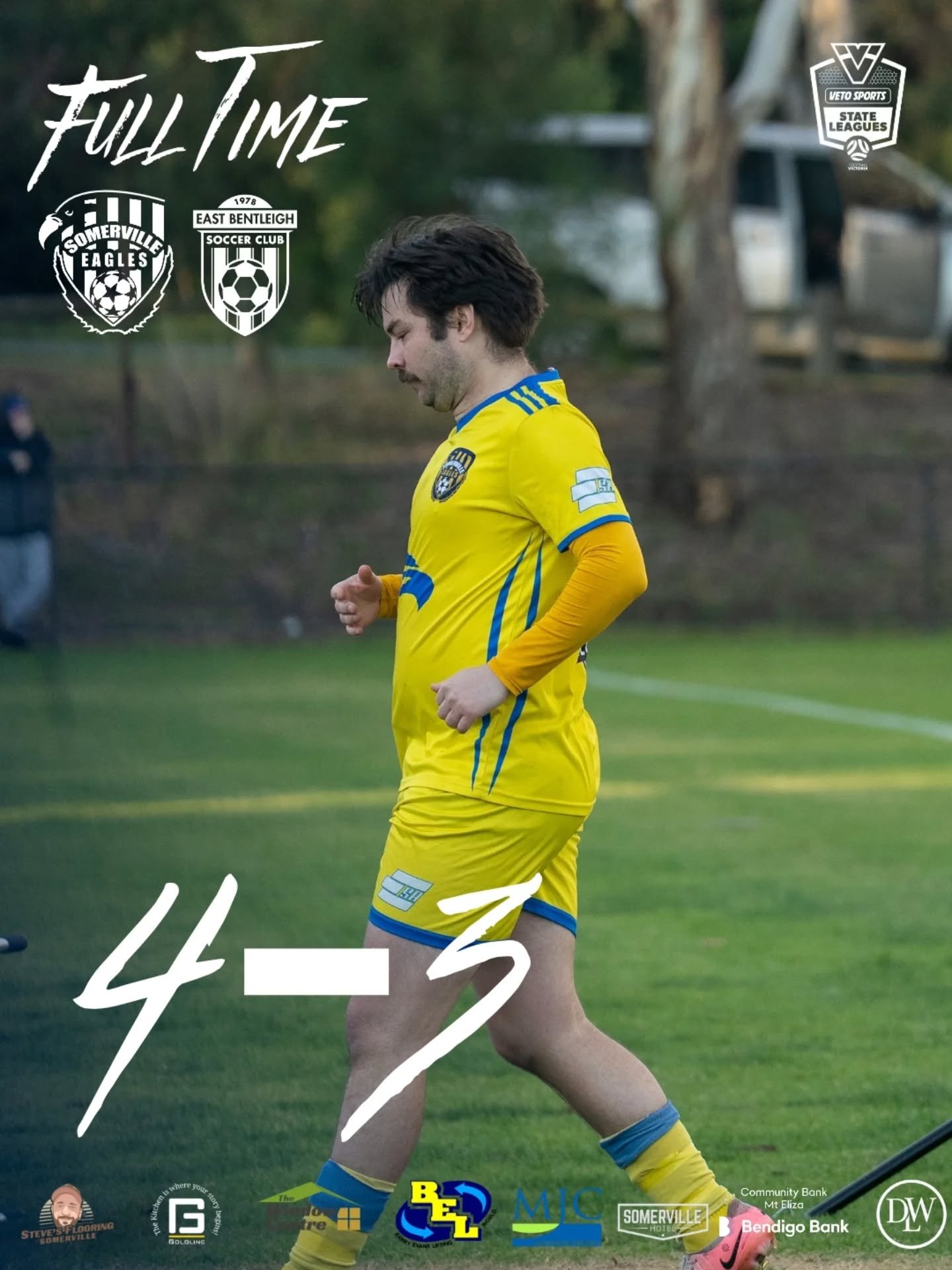 Wow, what a nailbiter of a game! The Sommie Seniors are soaring high after they defeat East Bentleigh 4-3! @__tomsimmons__ once again stole the show, scoring a wonderful hattrick to make it 5 in two games and 6 for the year! @t.r.e.yd was bound to be