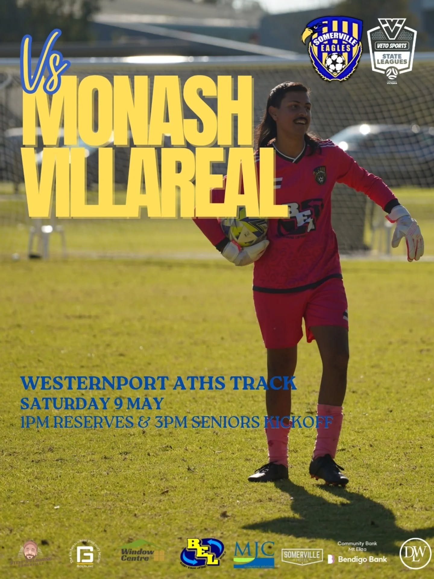 ⚽️&nbsp; SENIOR FOOTBALL ⚽️ 

REVERSE DRAW FIXTURE! A huge match for our Seniors and Reserves taking on Monash Villareal. Our Seniors will look to make it 3 from 3 after their great win against East Bentleigh last week. On the other foot, our Ressies