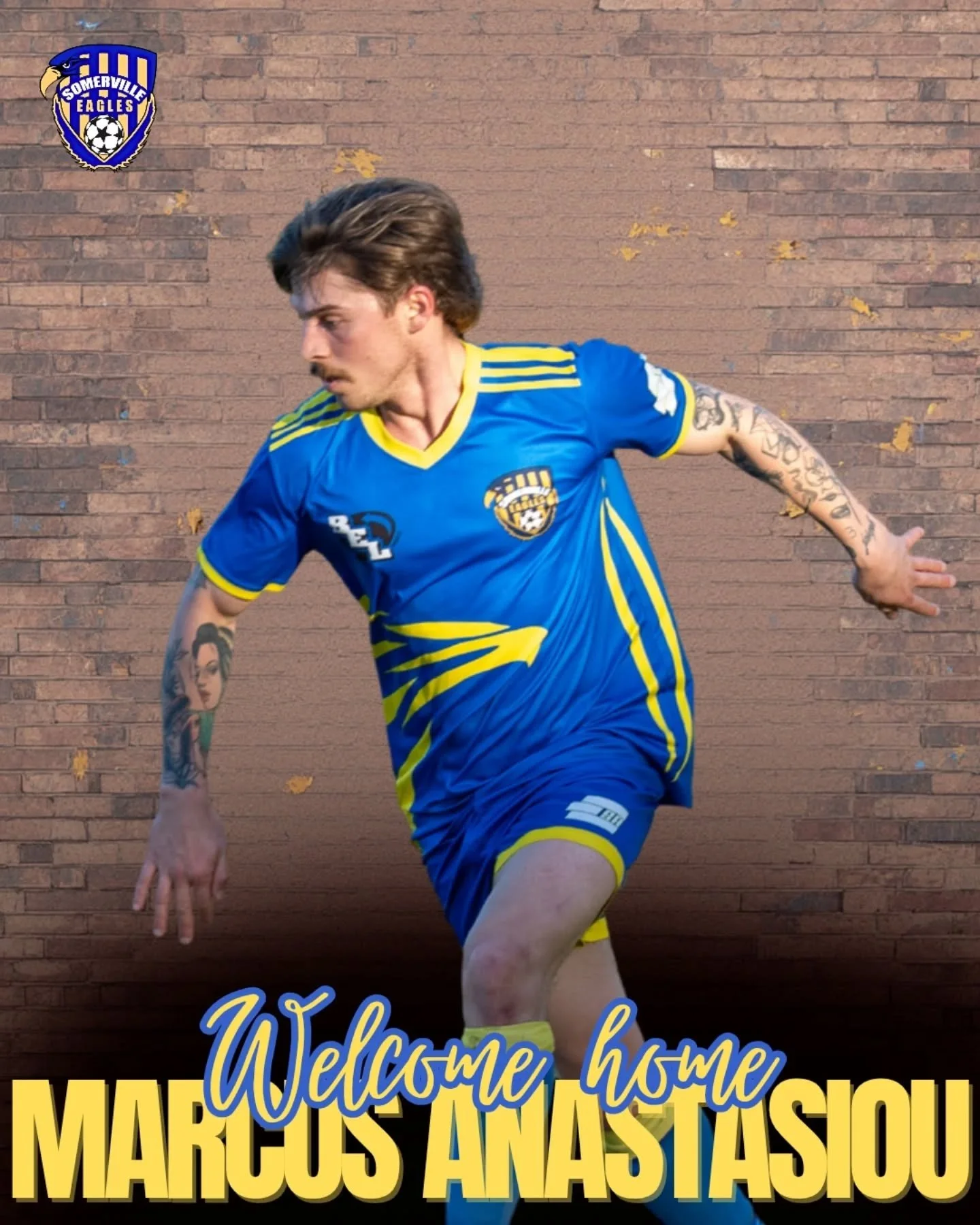Home is where the heart is! We're thrilled to welcome back Marcus Anastasiou to the Nest after a brief stint with Chelsea! A natural goalscorer, and our golden boot winner last year, Marcus will be bringing along the goods and bolstering our attack! 