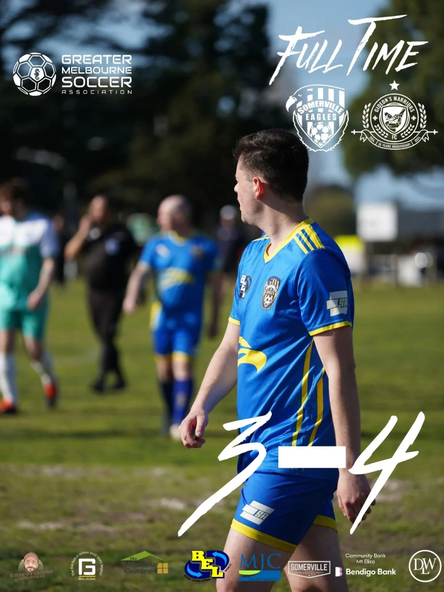 A narrow defeat against a strong side! A really good performance that nearly got us something out of it! Eric Manhanong started us off strongly in the first minute. The second half saw a slew of goals against us but through a great fight back courtes