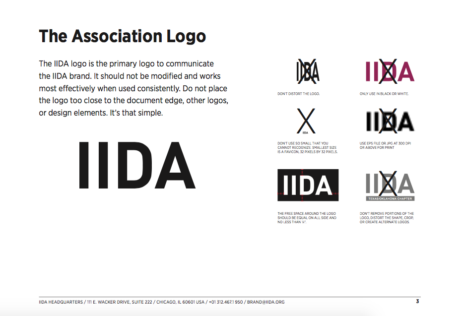 IIDA Brand Book.
