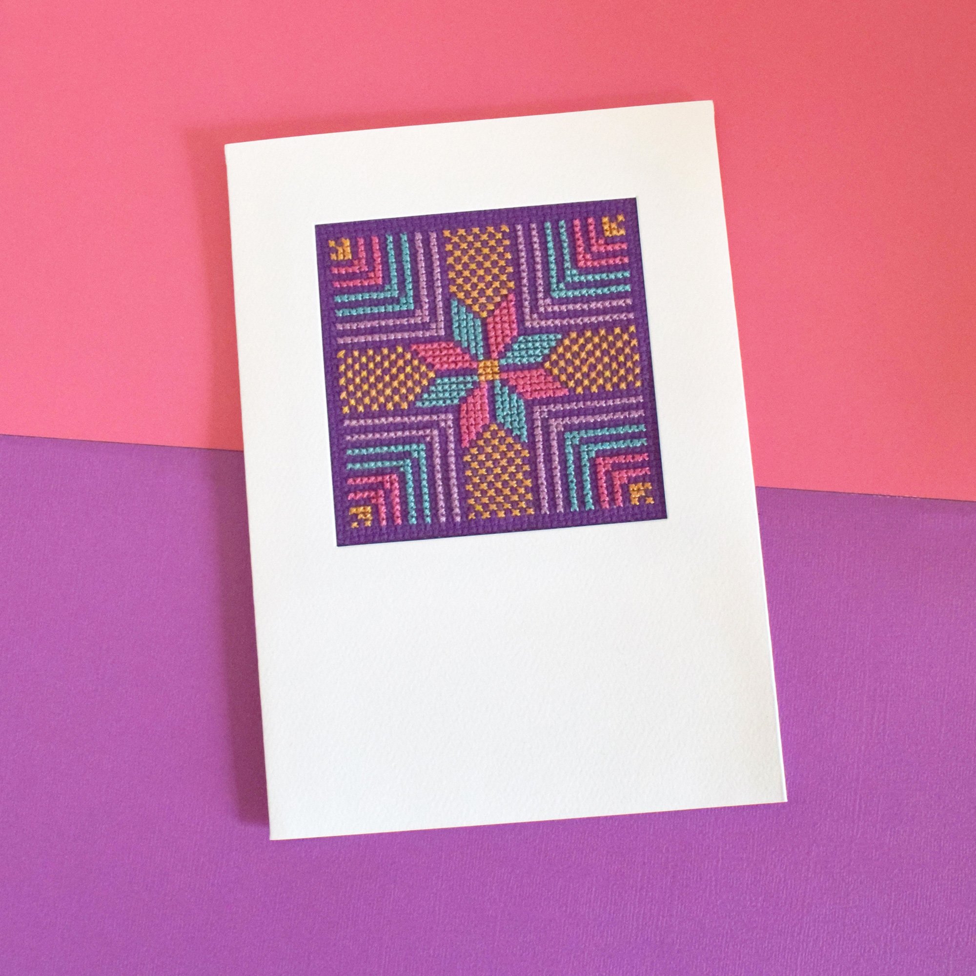 Star and Feathers motif.