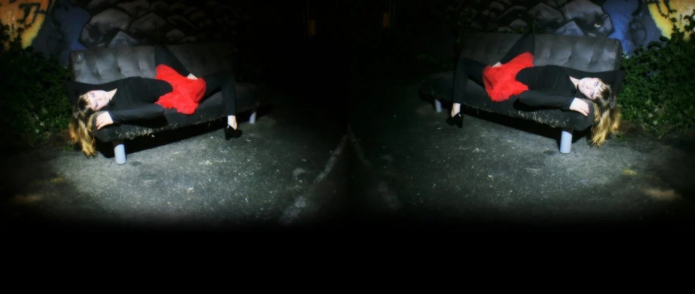 "Eyes Wide Clopen", 2011, Photograph/ 11"X26"