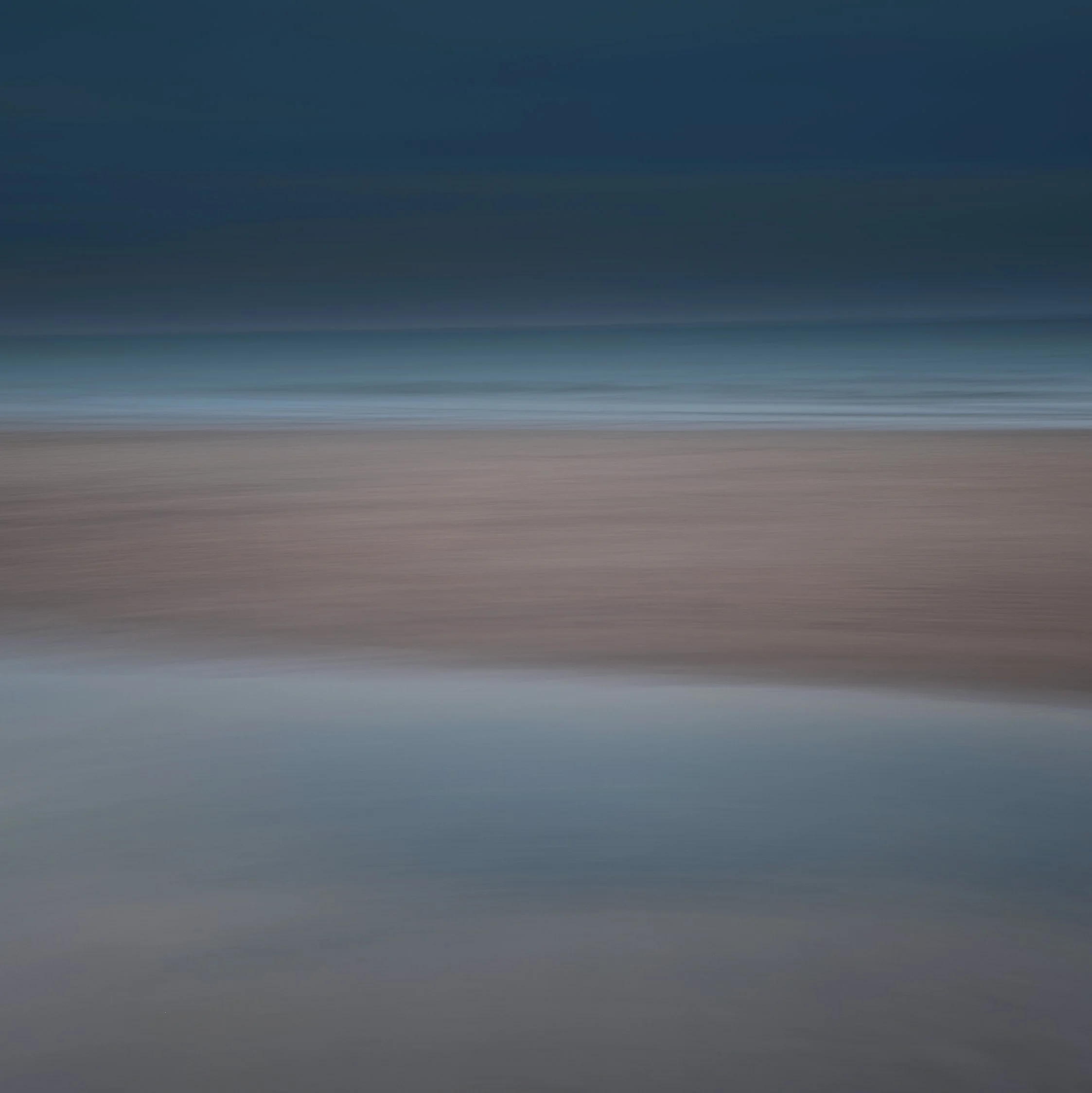 "Banding Reflection" 2024, Photograph, mounted wood panel with epoxy resin coating, 20"X20"