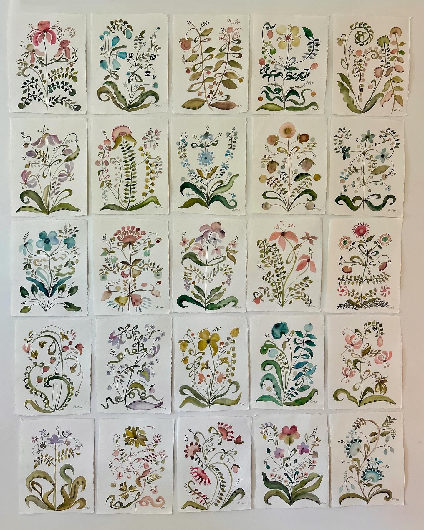 GRAVES INTO GARDENS(I) 
my fav collection yet! this song has carried me through some dark days &amp; it&rsquo;s all I could listen to while painting these- available tomorrow @doubledeckerart ! booth 17&hellip;the rest will be available online after 