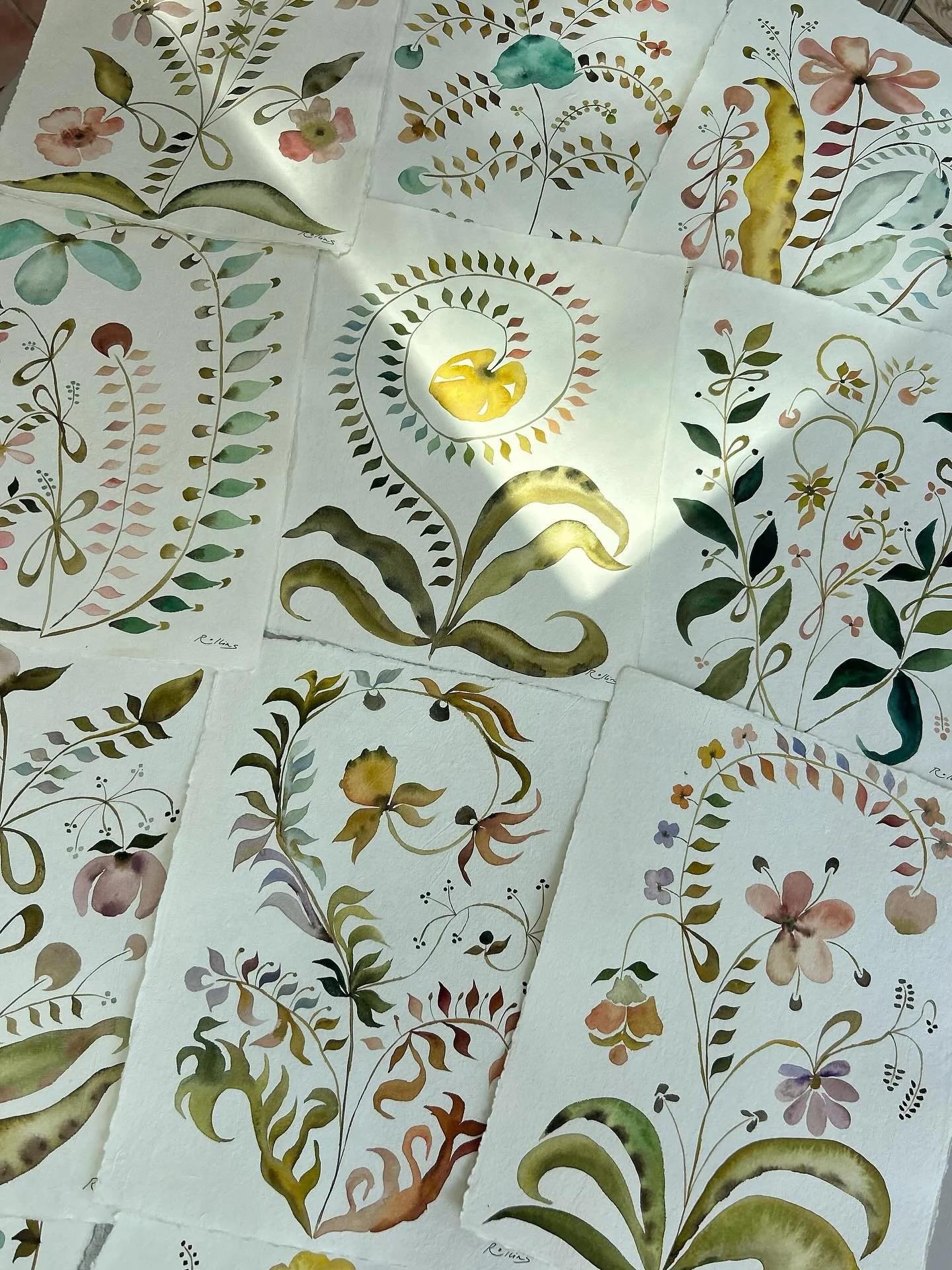 GRAVES INTO GARDENS(II) coming soon &mdash; 45 new original watercolor pieces!