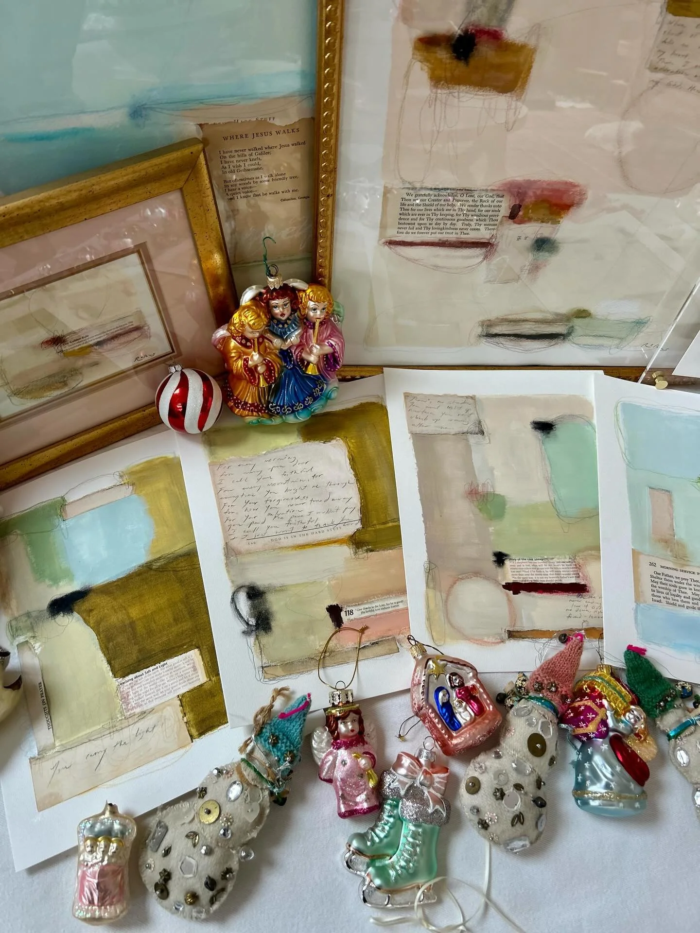 new collection coming next week✨&mdash; sneak peek, 30 original pieces, framed &amp; unframed !