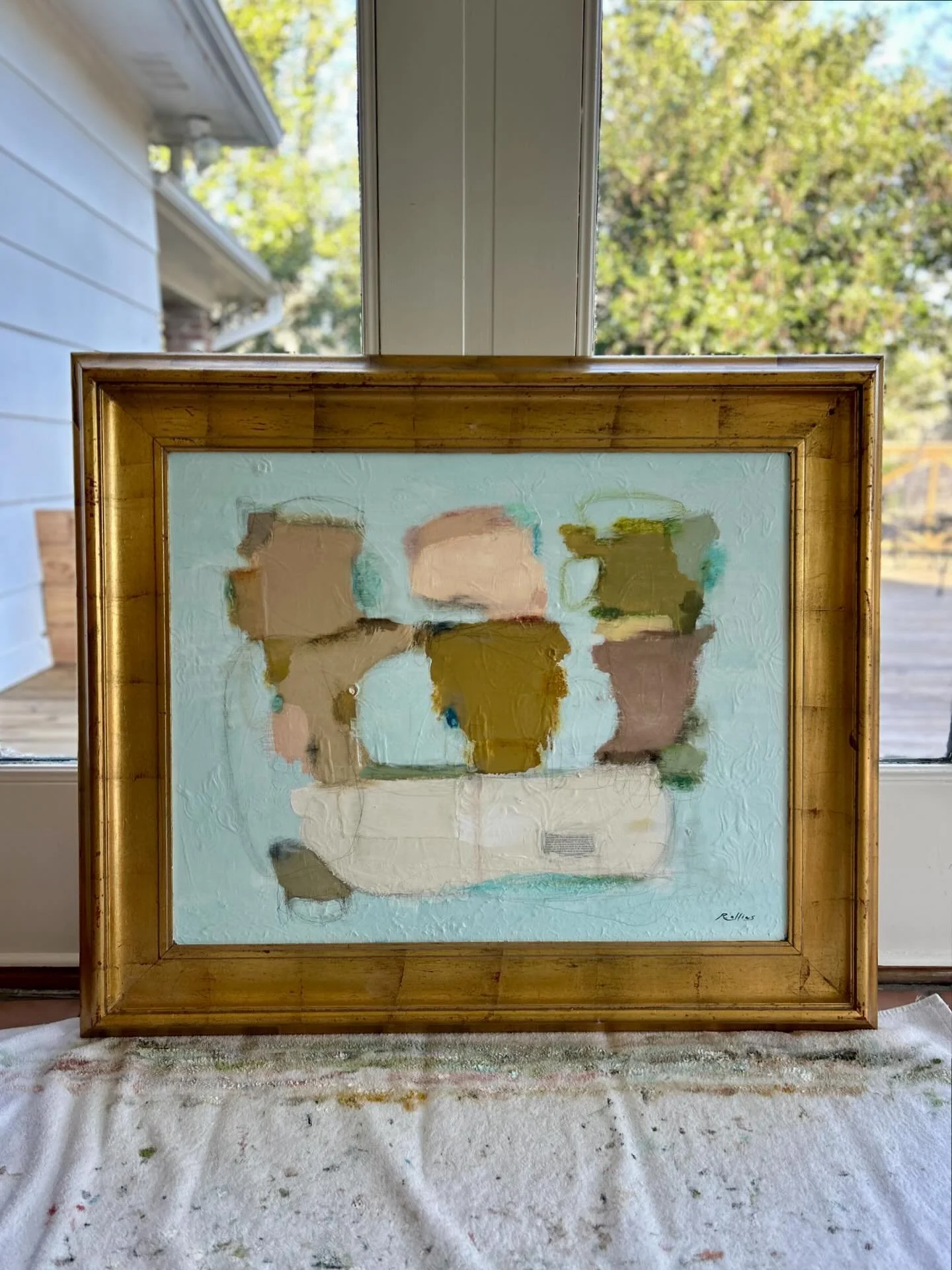 &ldquo;a new thing&rdquo; (isaiah 43:19) &mdash; a new piece I&rsquo;ve been working on for a long time&hellip;it reminds me of all things spring, God&rsquo;s promise of new beginnings &amp; that He will make a way in the wilderness &amp; create rive