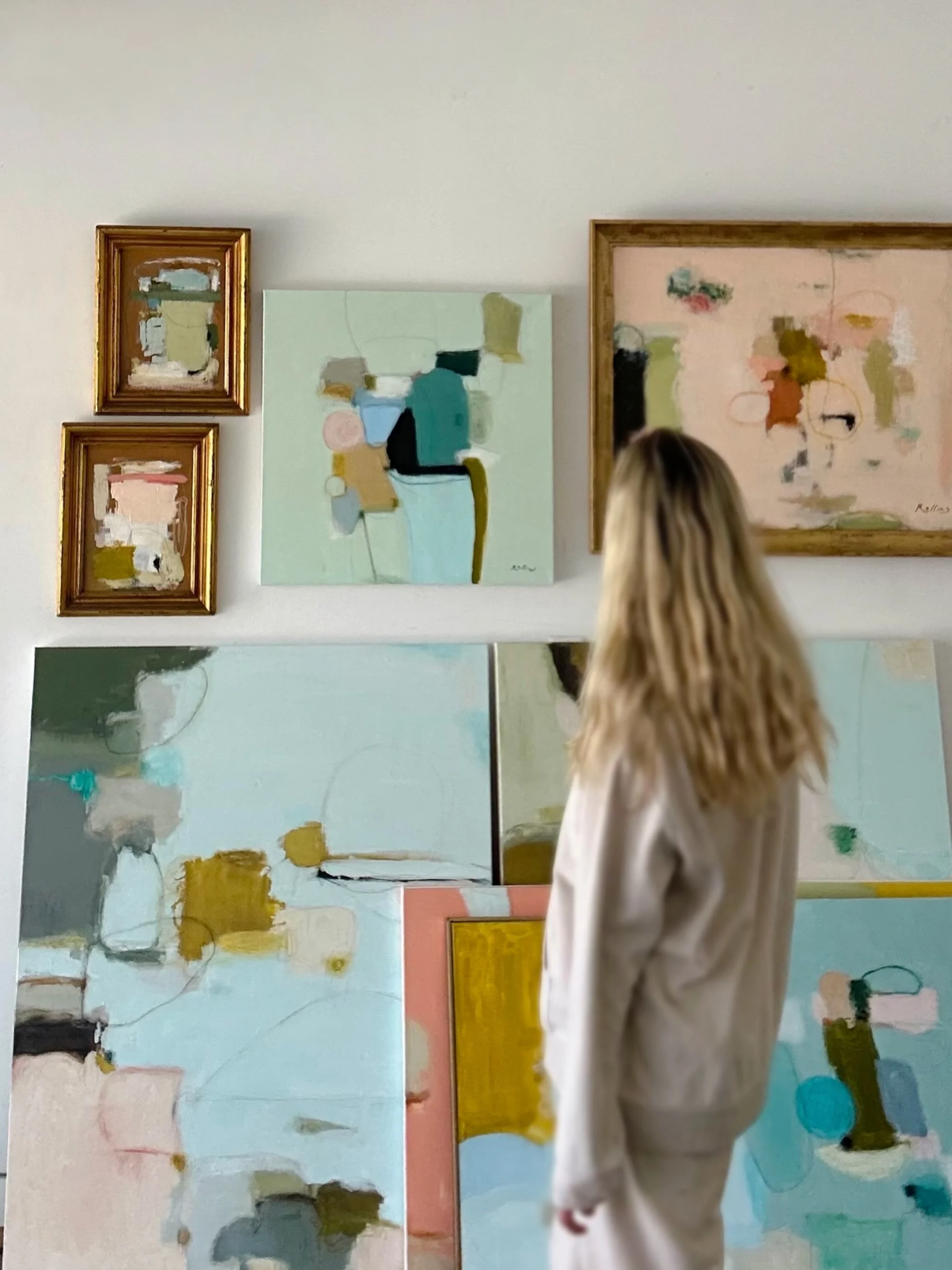 15 original new abstract pieces🩵&hellip;coming Thursday!